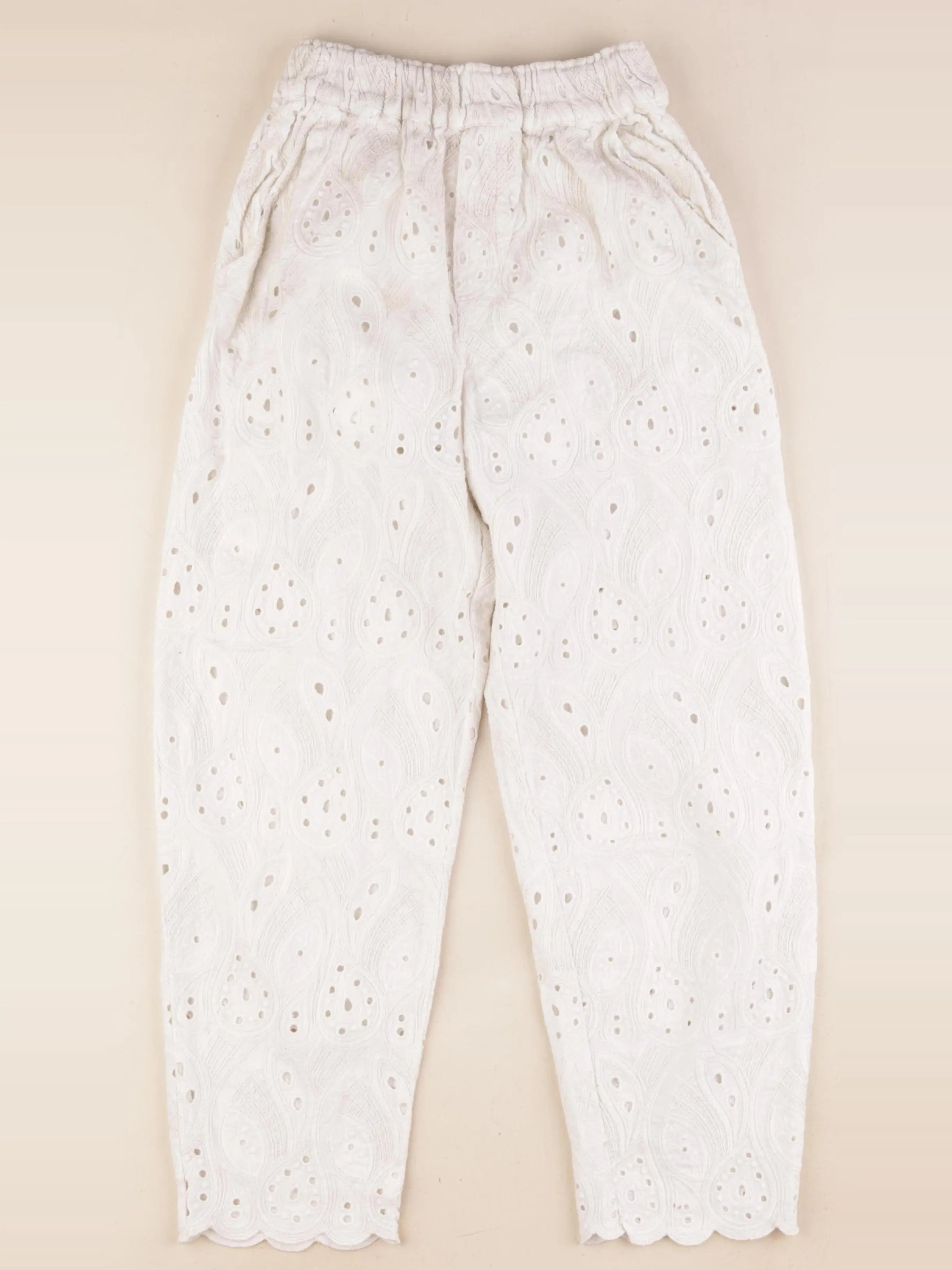 Zara - pantalon blanc - 11/12 ans