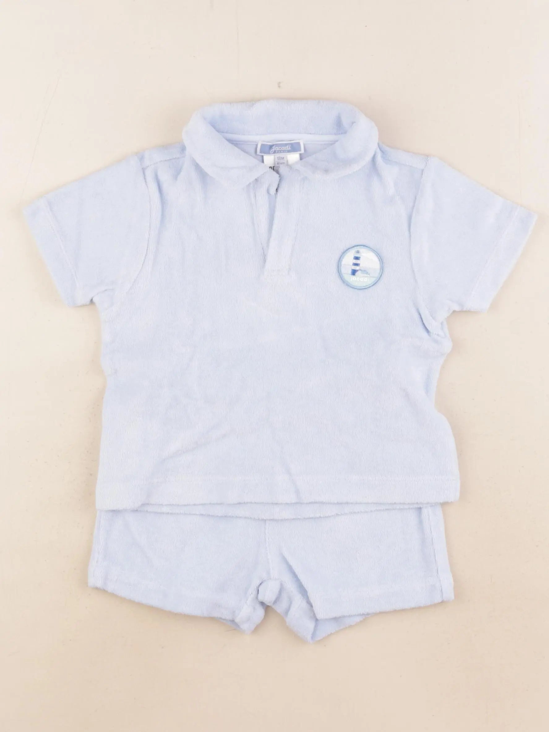 Jacadi - ensemble bleu - 18 mois
