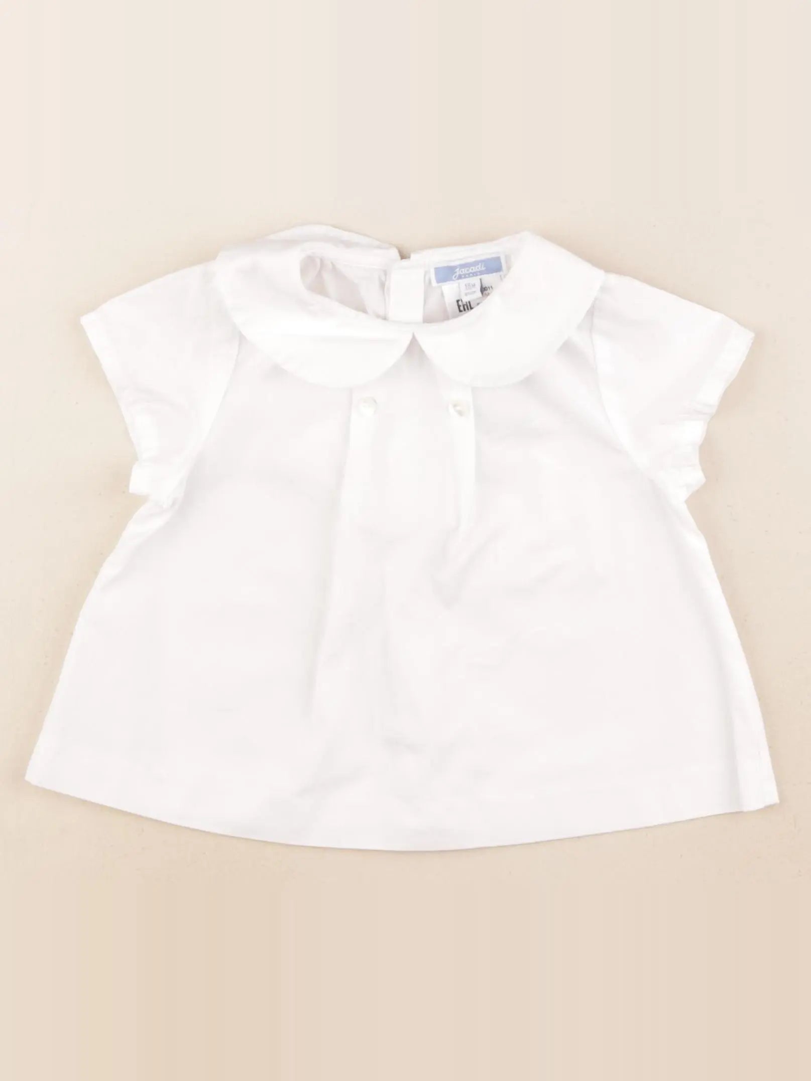 Jacadi - blouse blanc - 18 mois