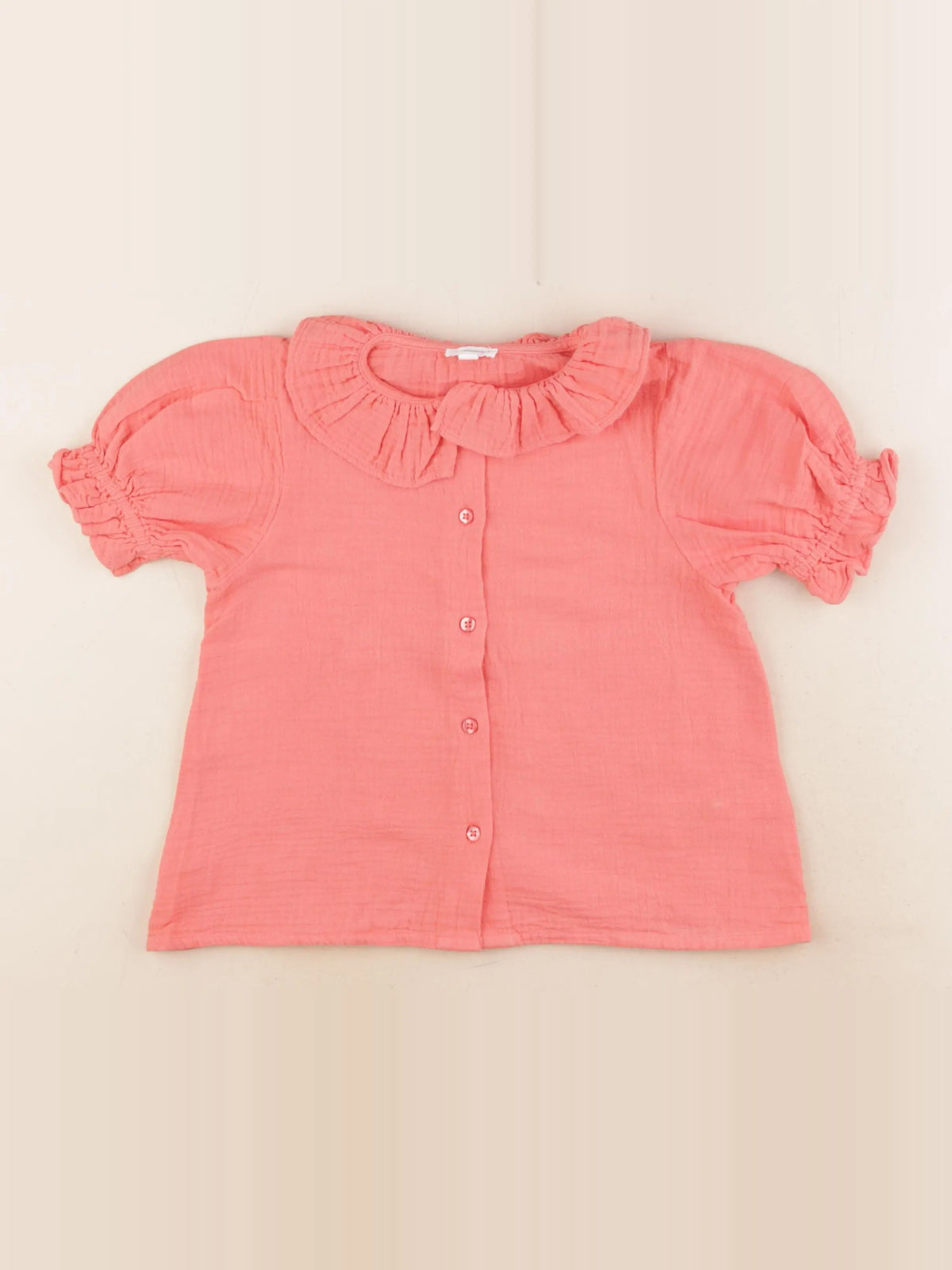 Vertbaudet - blouse rose - 6 ans
