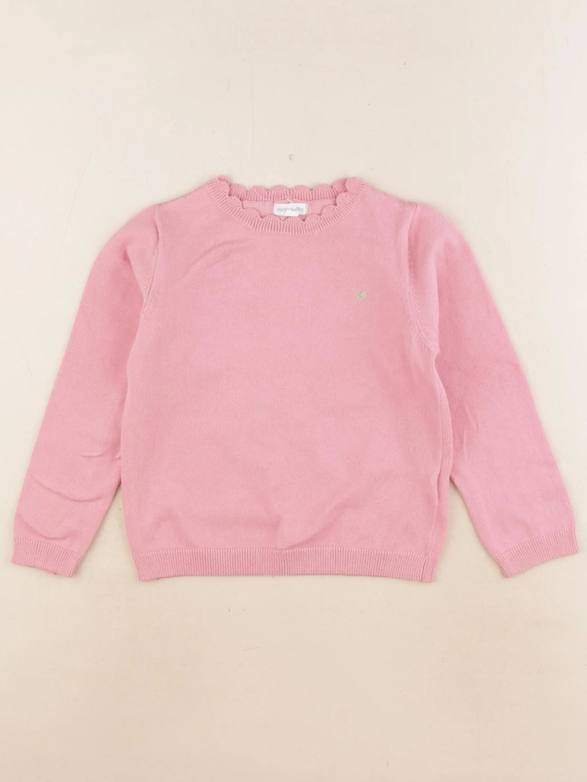 Vertbaudet - pull rose - 5 ans