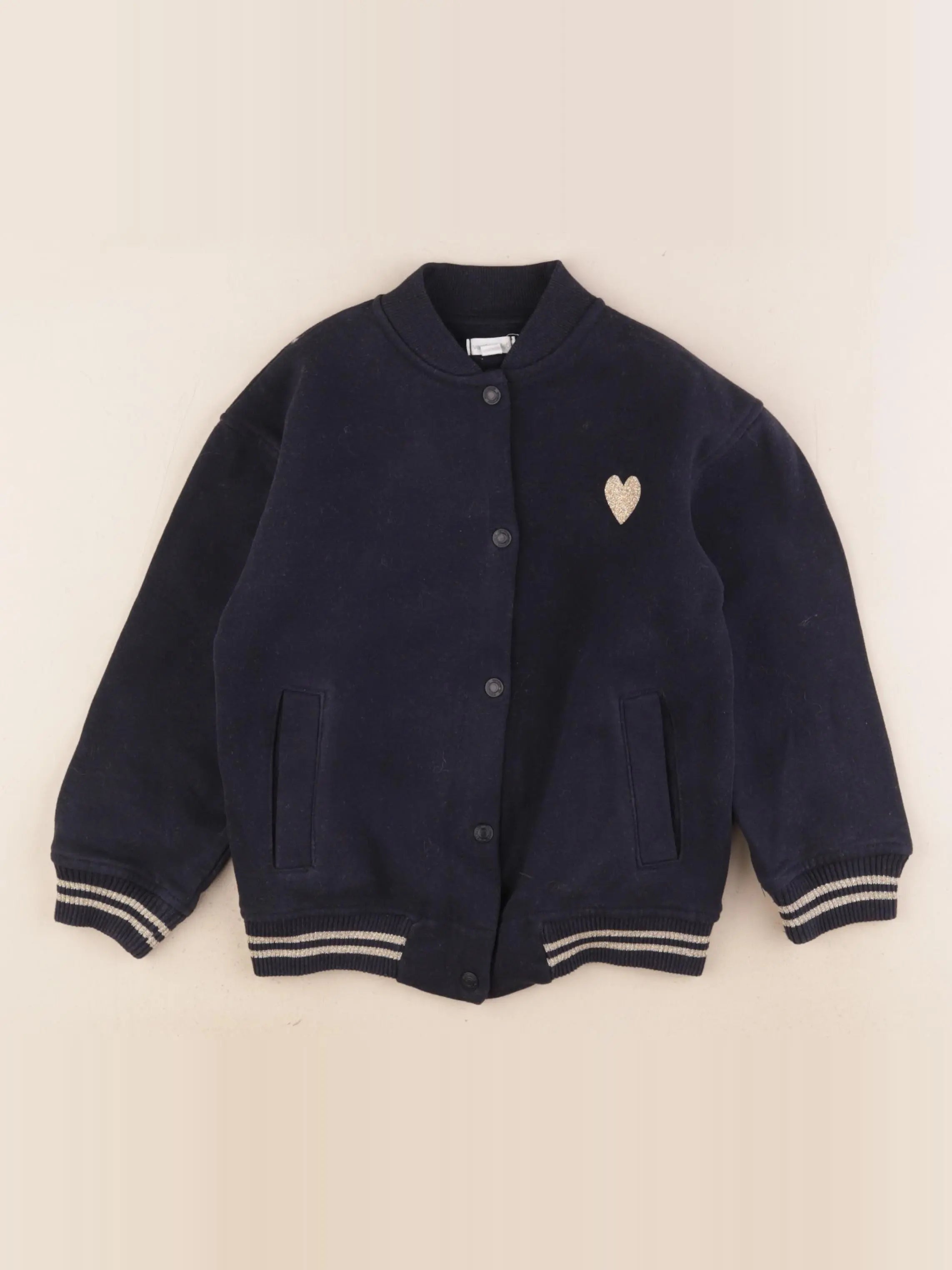 Vertbaudet - sweat bleu - 6 ans