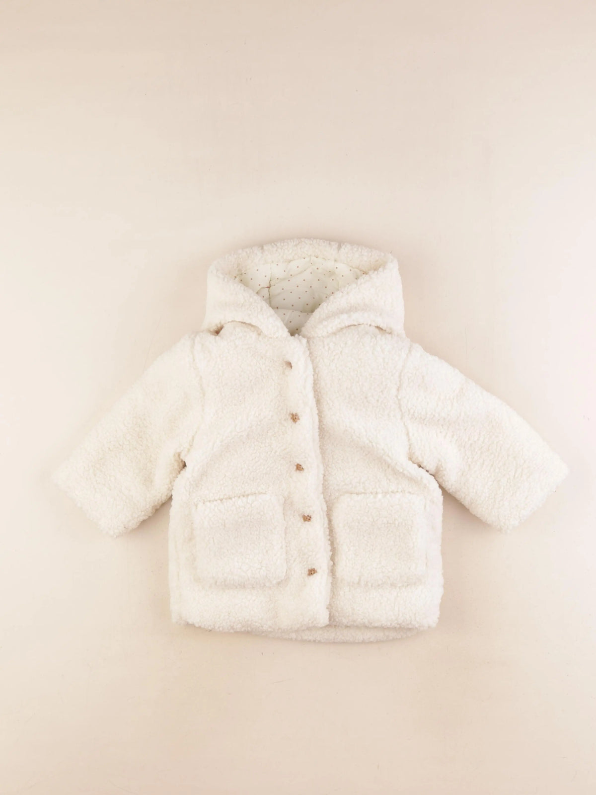 Vertbaudet - veste blanc - 2 ans