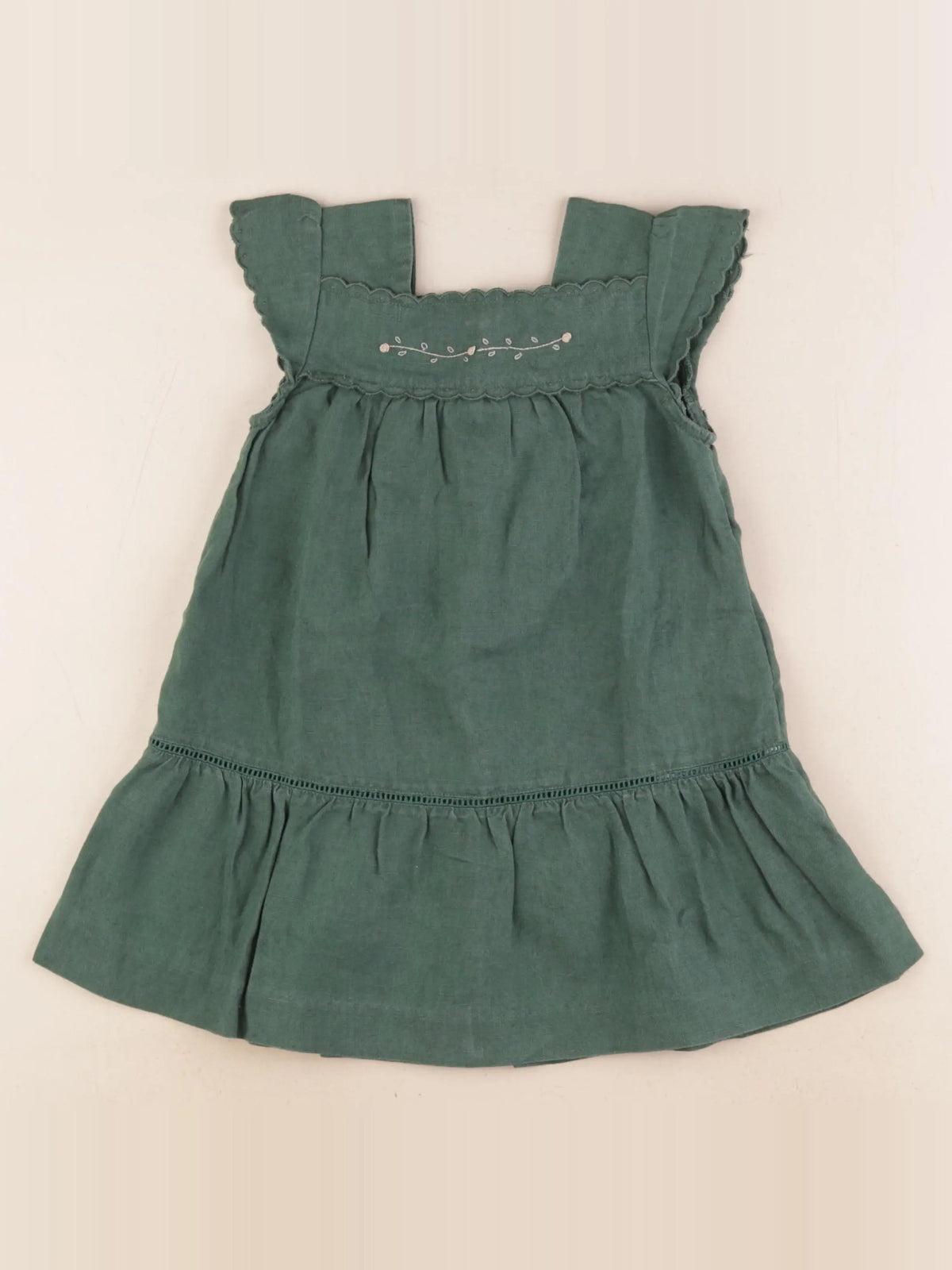 Cyrillus - robe vert - 24 mois