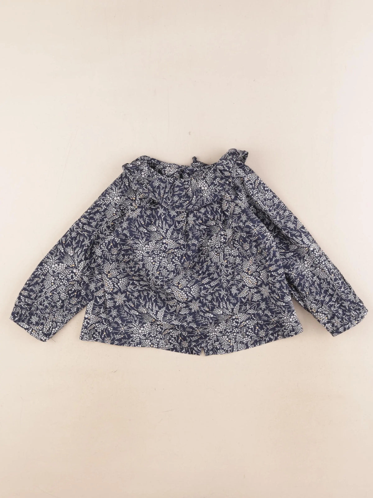 Jacadi - blouse bleu - 24 mois