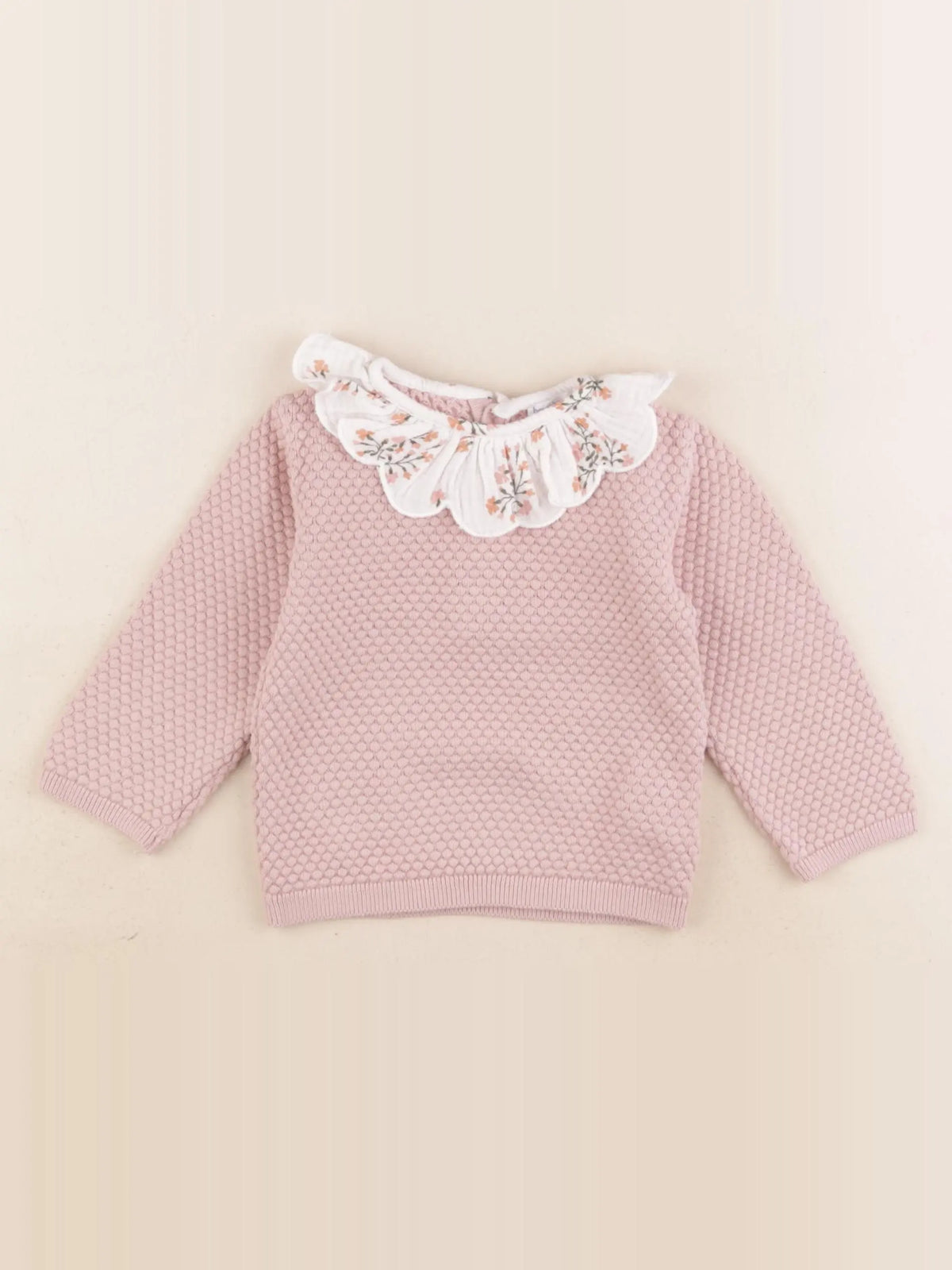 Boutchou - pull rose - 9 mois
