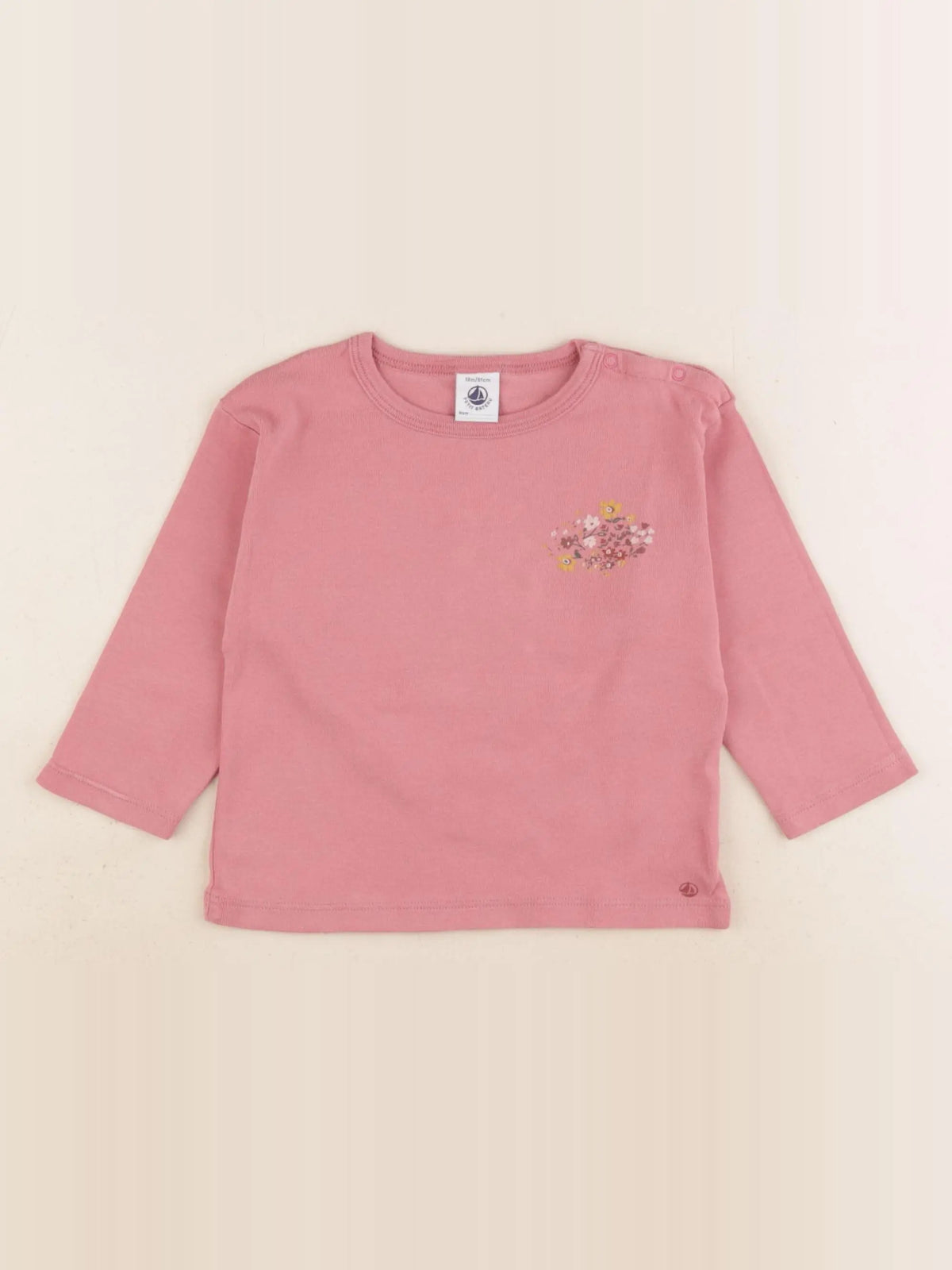 Petit Bateau - maillot de corps rose - 18 mois