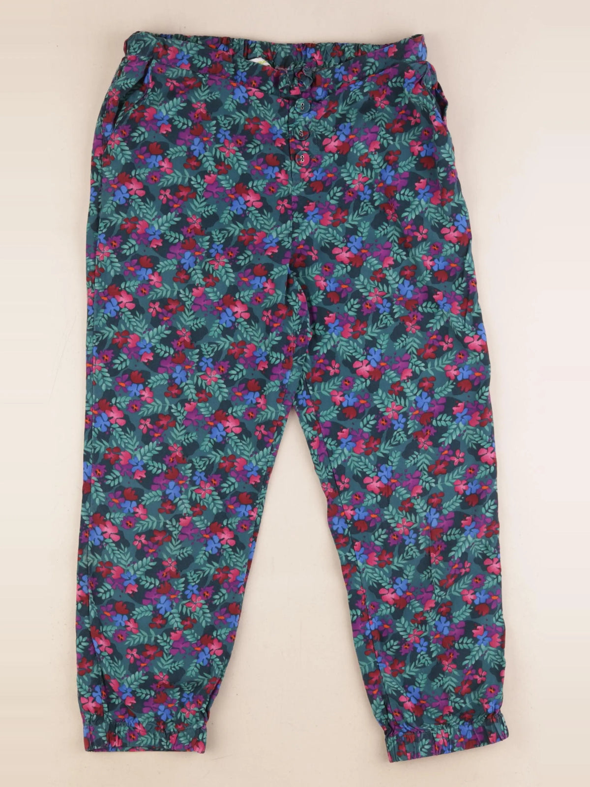 Vertbaudet - pantalon multicolore - 11/12 ans