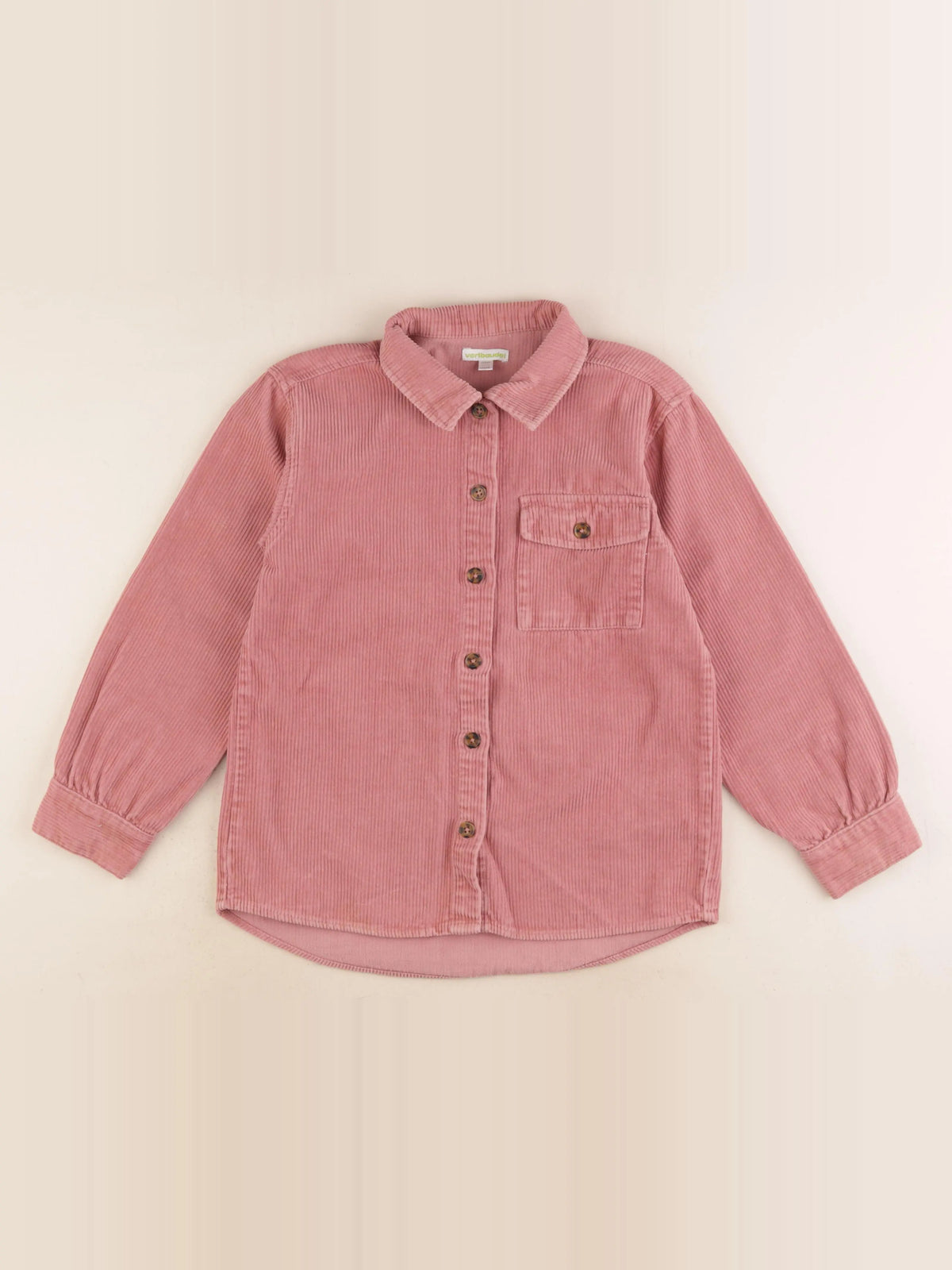 Vertbaudet - chemise rose - 10 ans