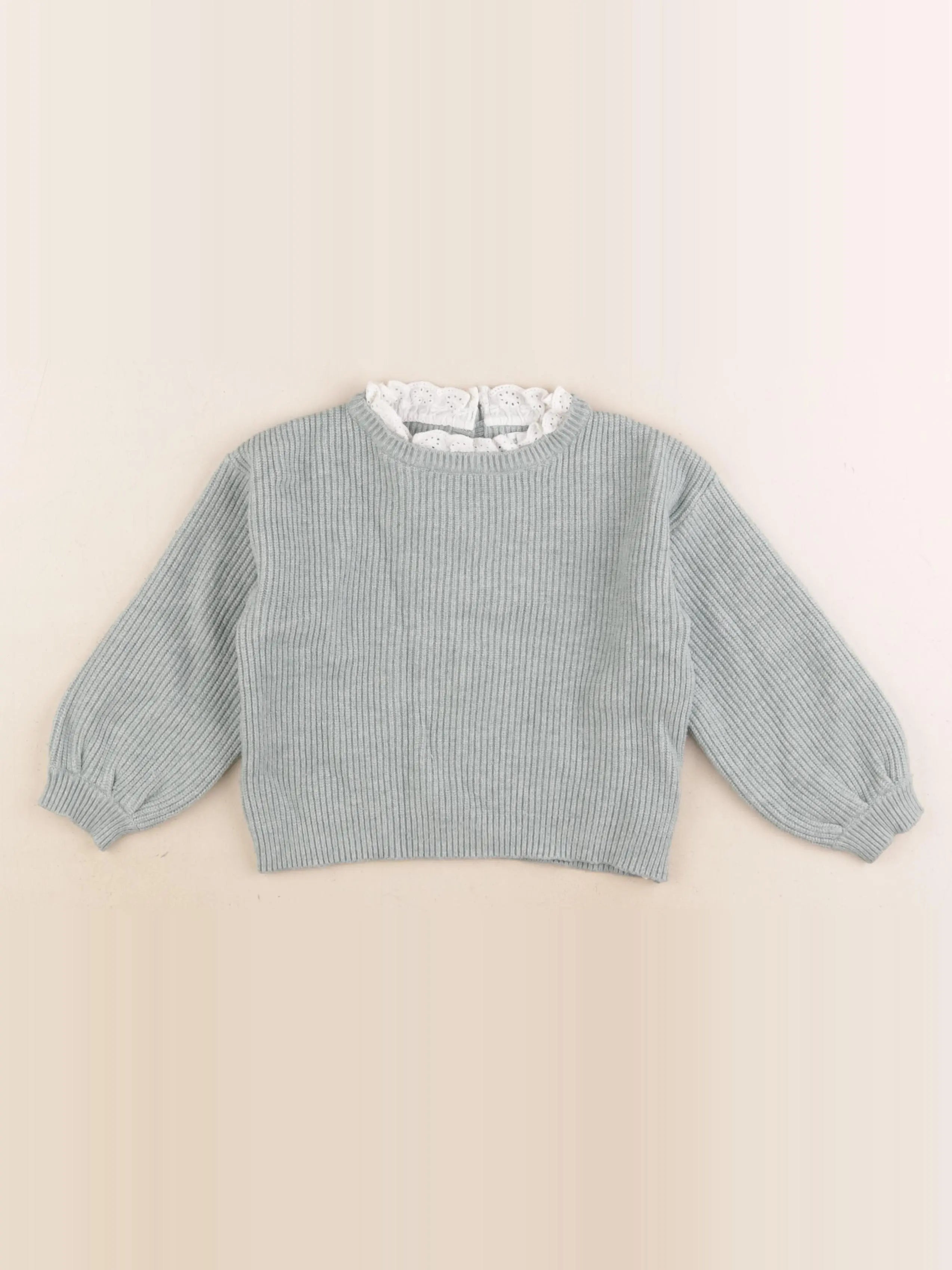 Vertbaudet - pull vert - 2 ans