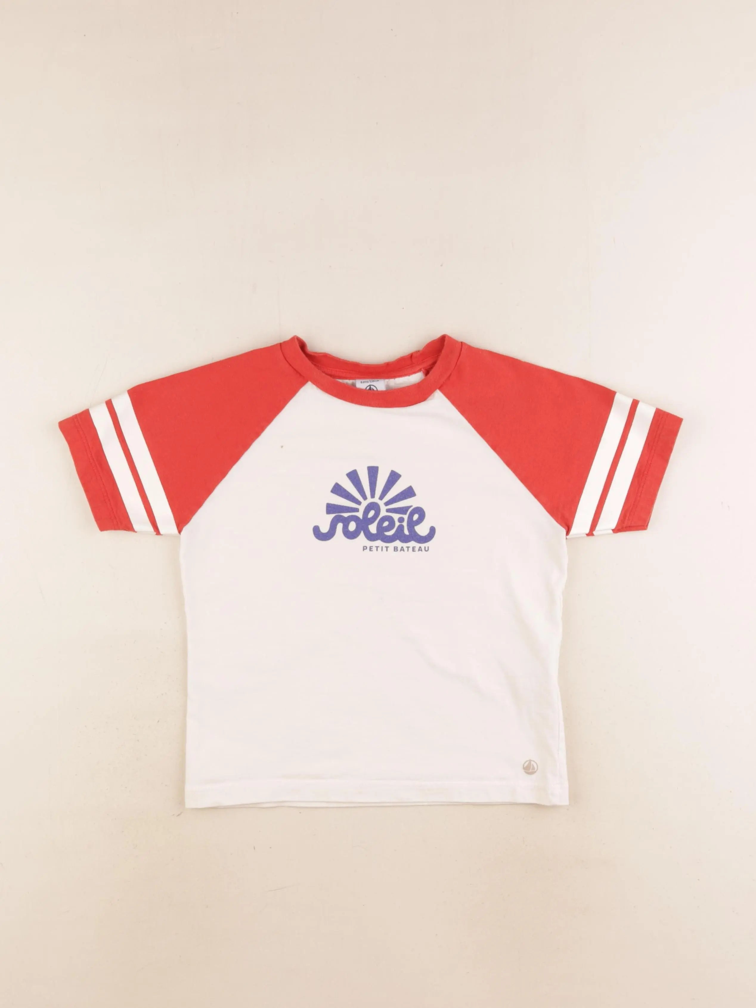 Petit Bateau - tee-shirt rouge - 6 ans