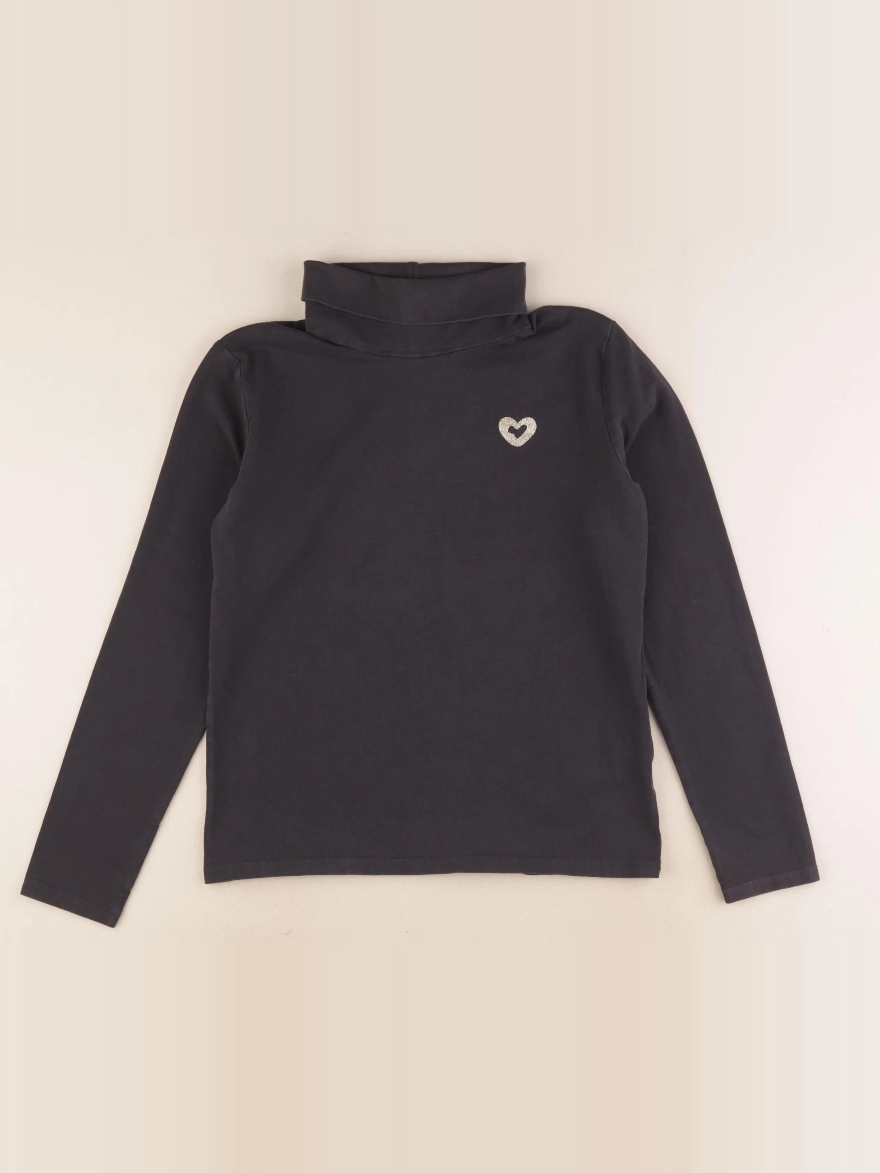 Vertbaudet - sous-pull gris - 12 ans