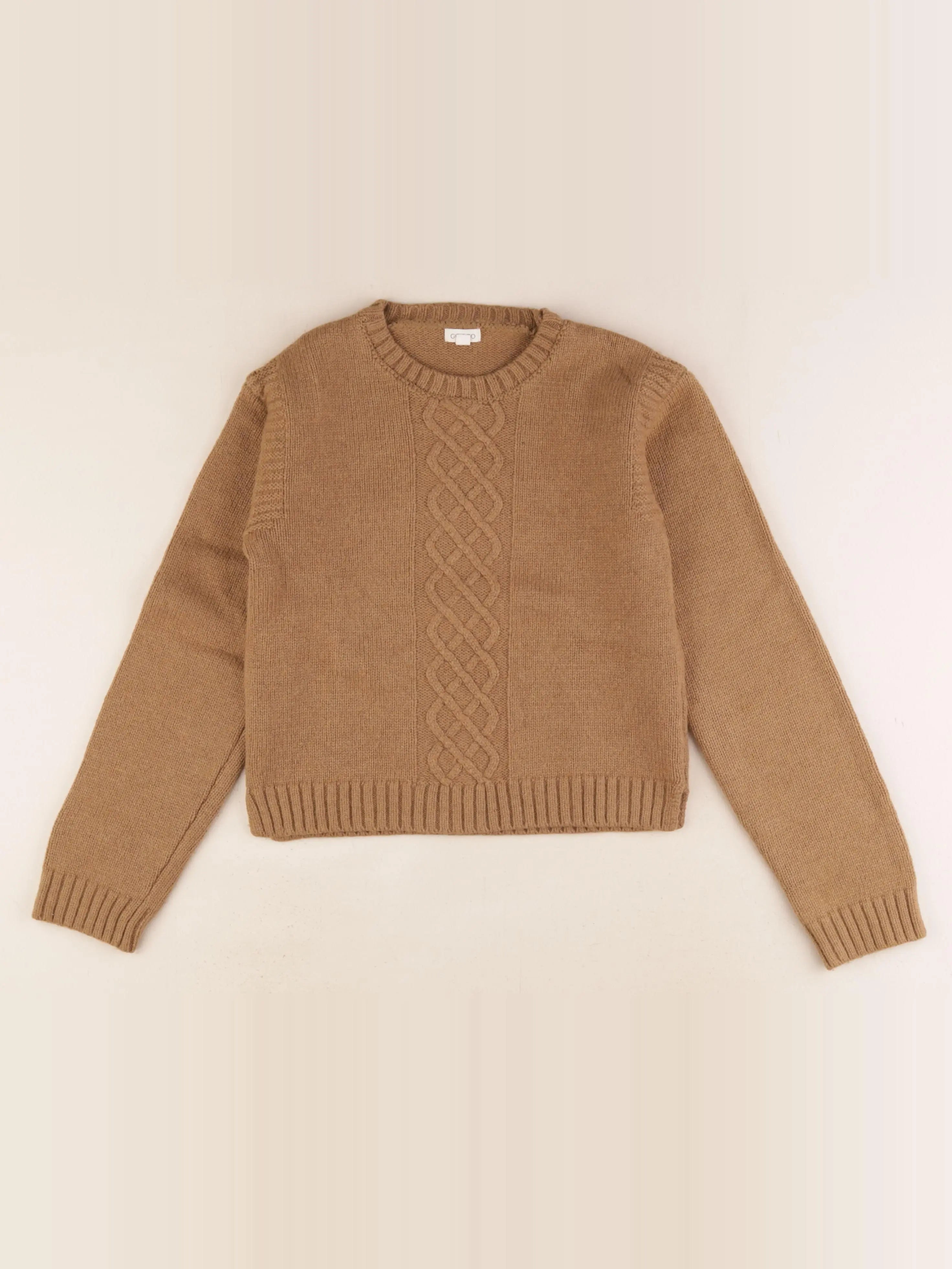 Gocco - pull marron - 9/10 ans