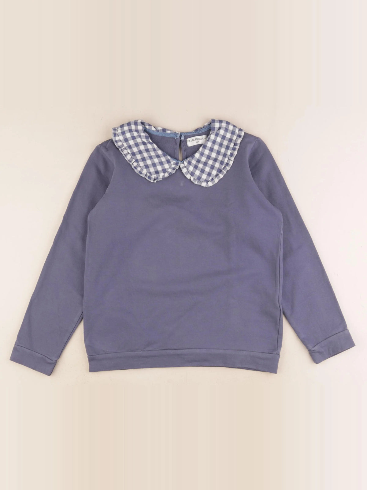 Lola Palacios - sweat bleu - 10 ans