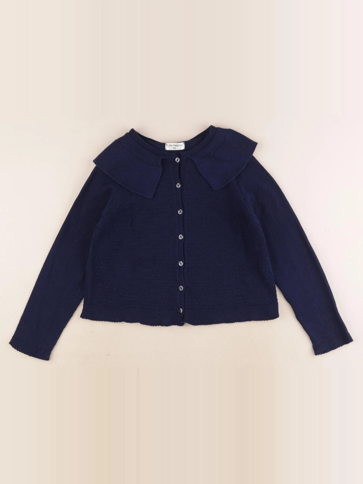 Lola Palacios - gilet bleu - 10 ans