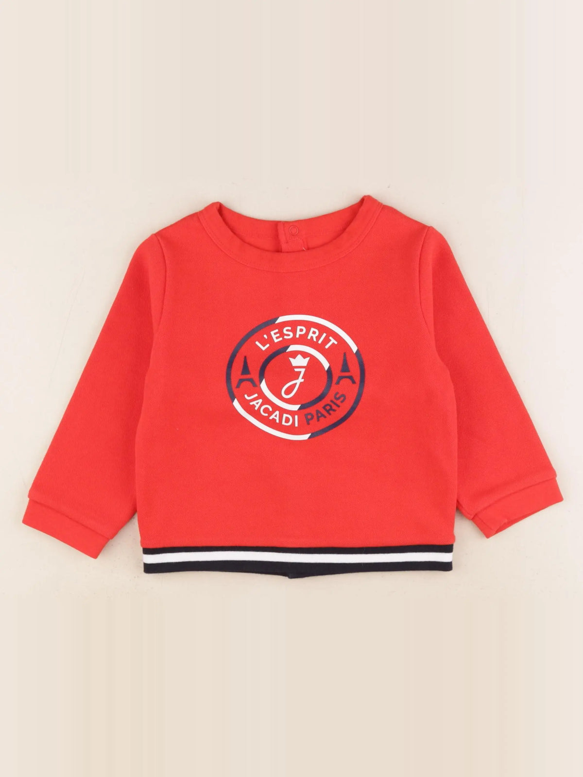 Jacadi - sweat rouge - 36 mois