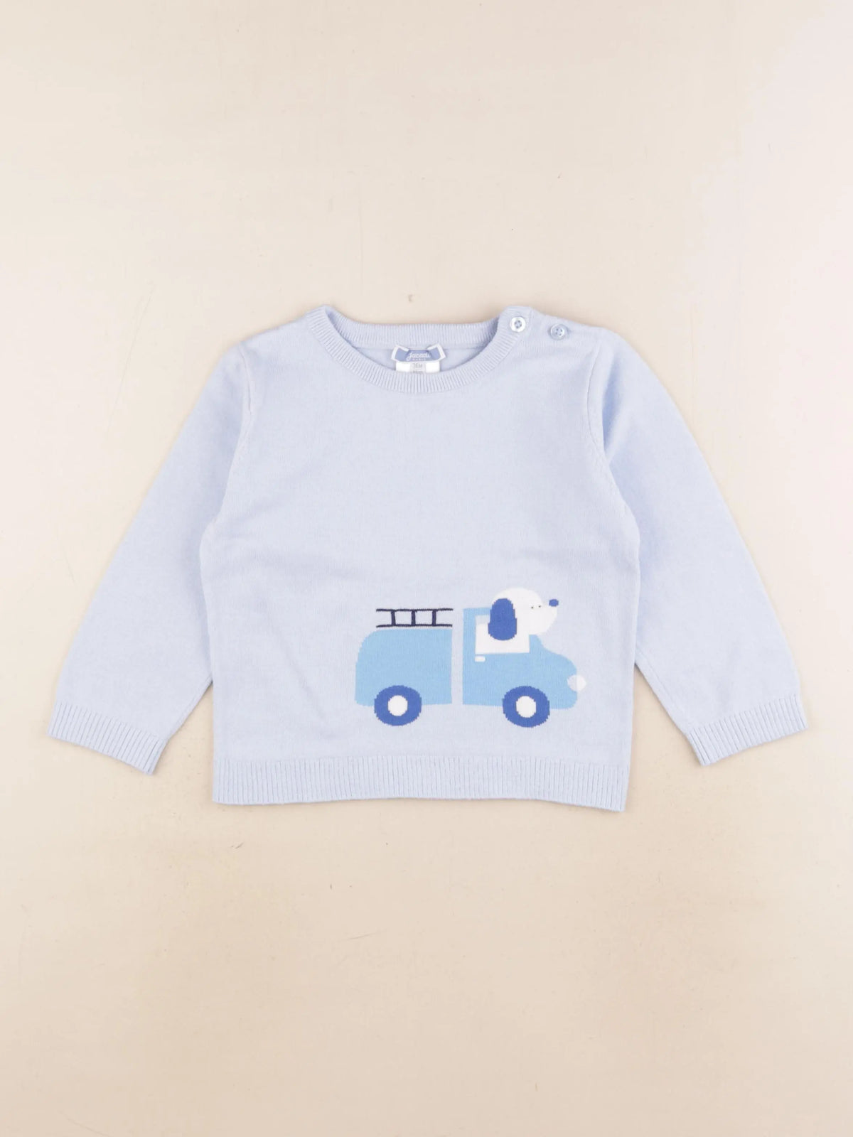 Jacadi - pull bleu - 36 mois