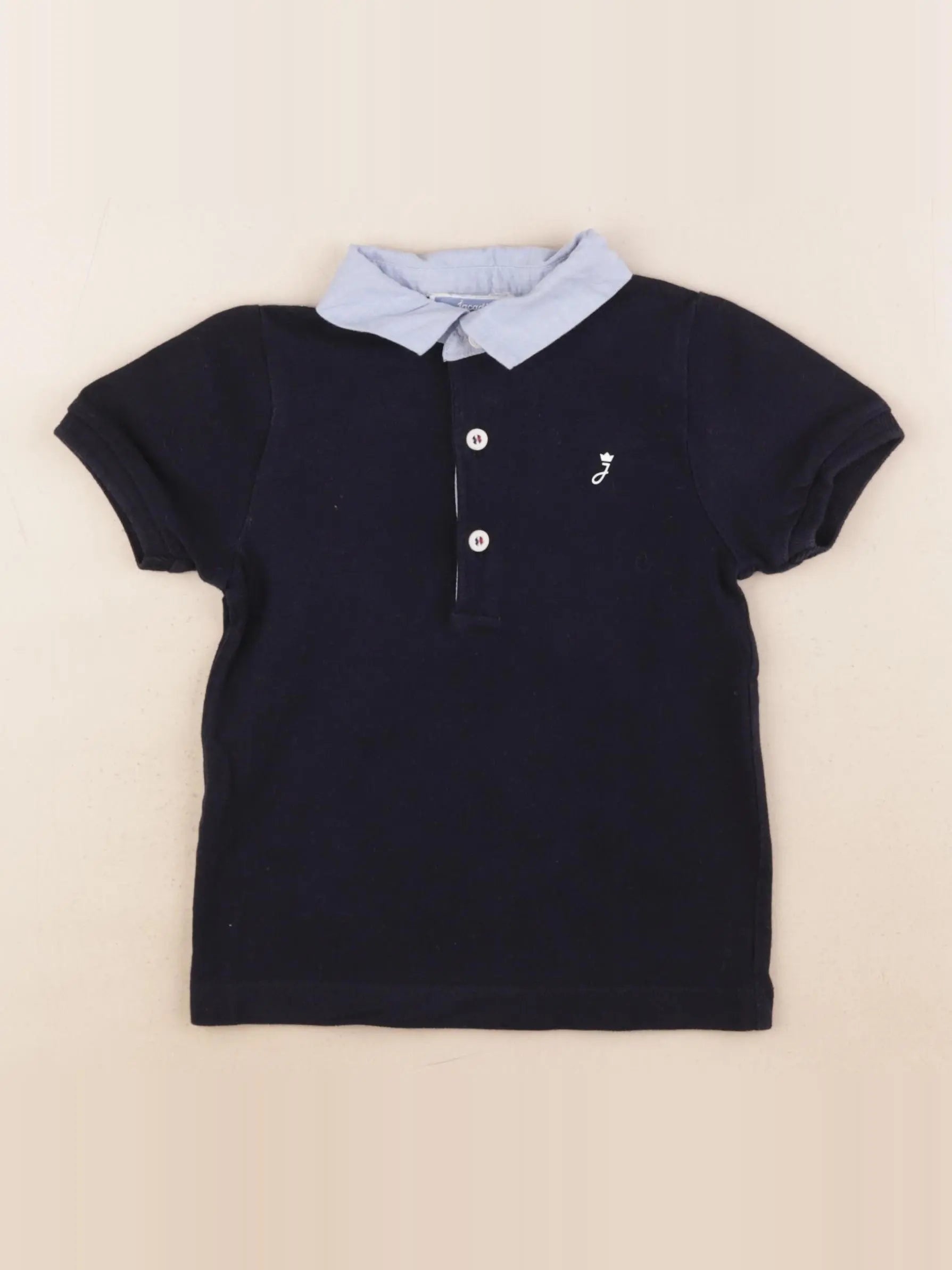 Jacadi - polo bleu - 24 mois