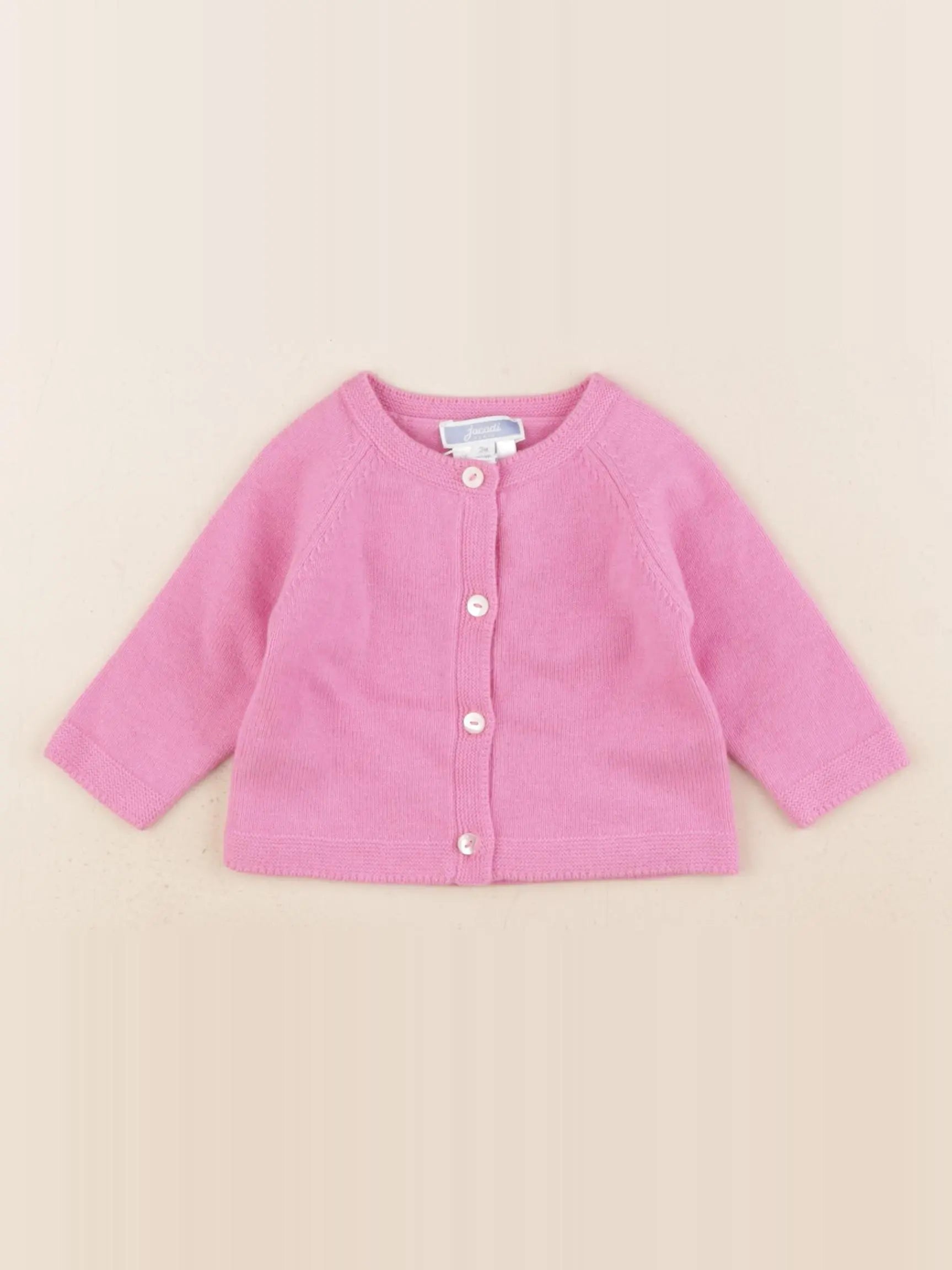 Jacadi - gilet rose - 3 mois