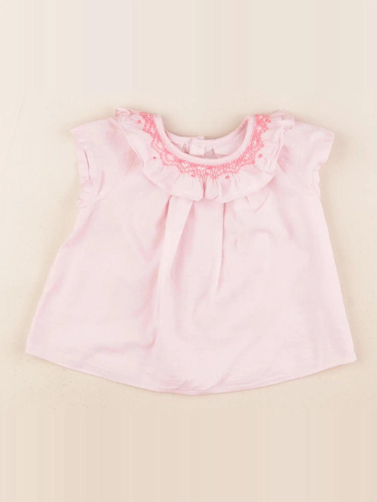 Jacadi - blouse rose - 12 mois
