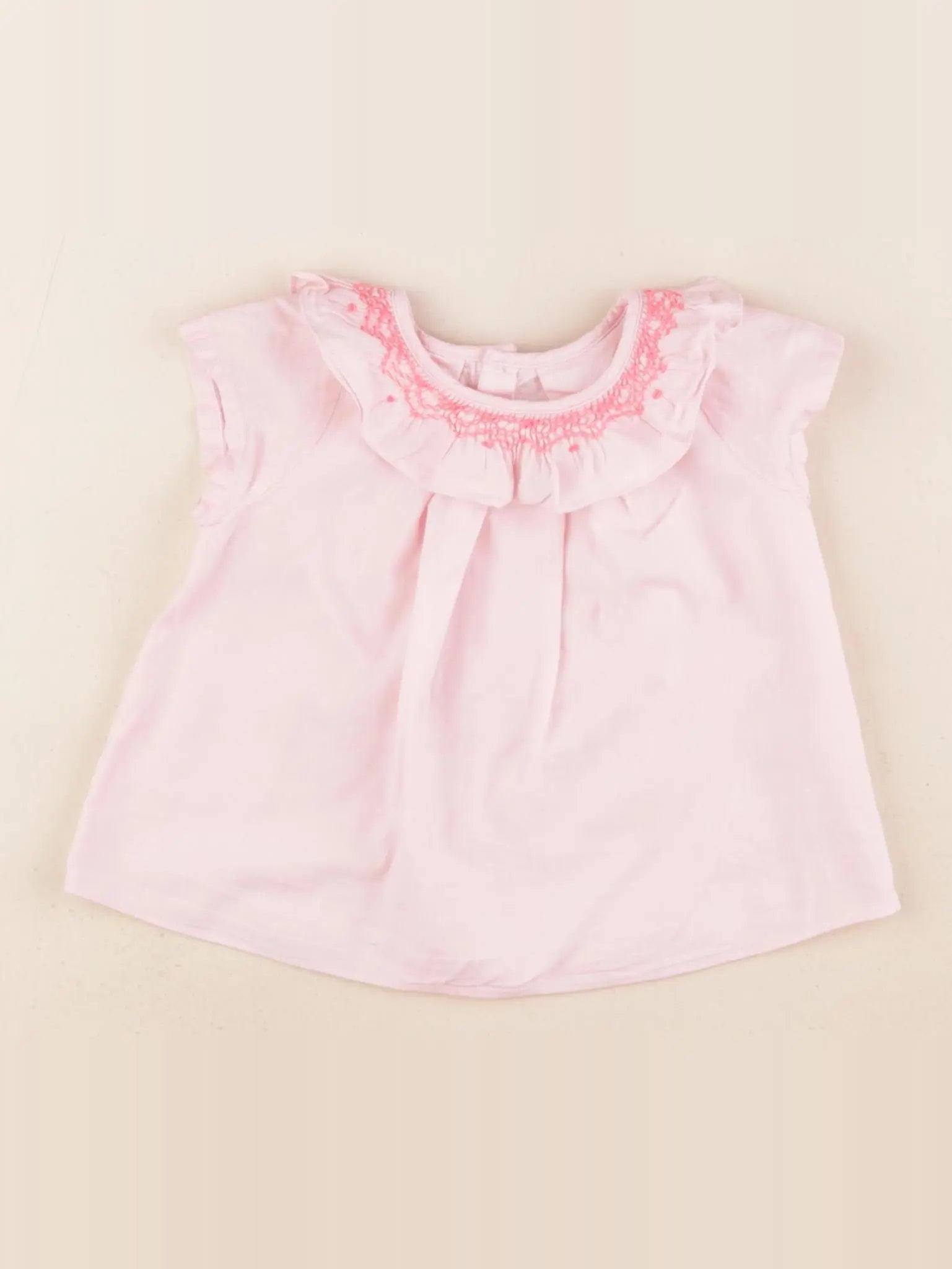 Jacadi - blouse rose - 12 mois