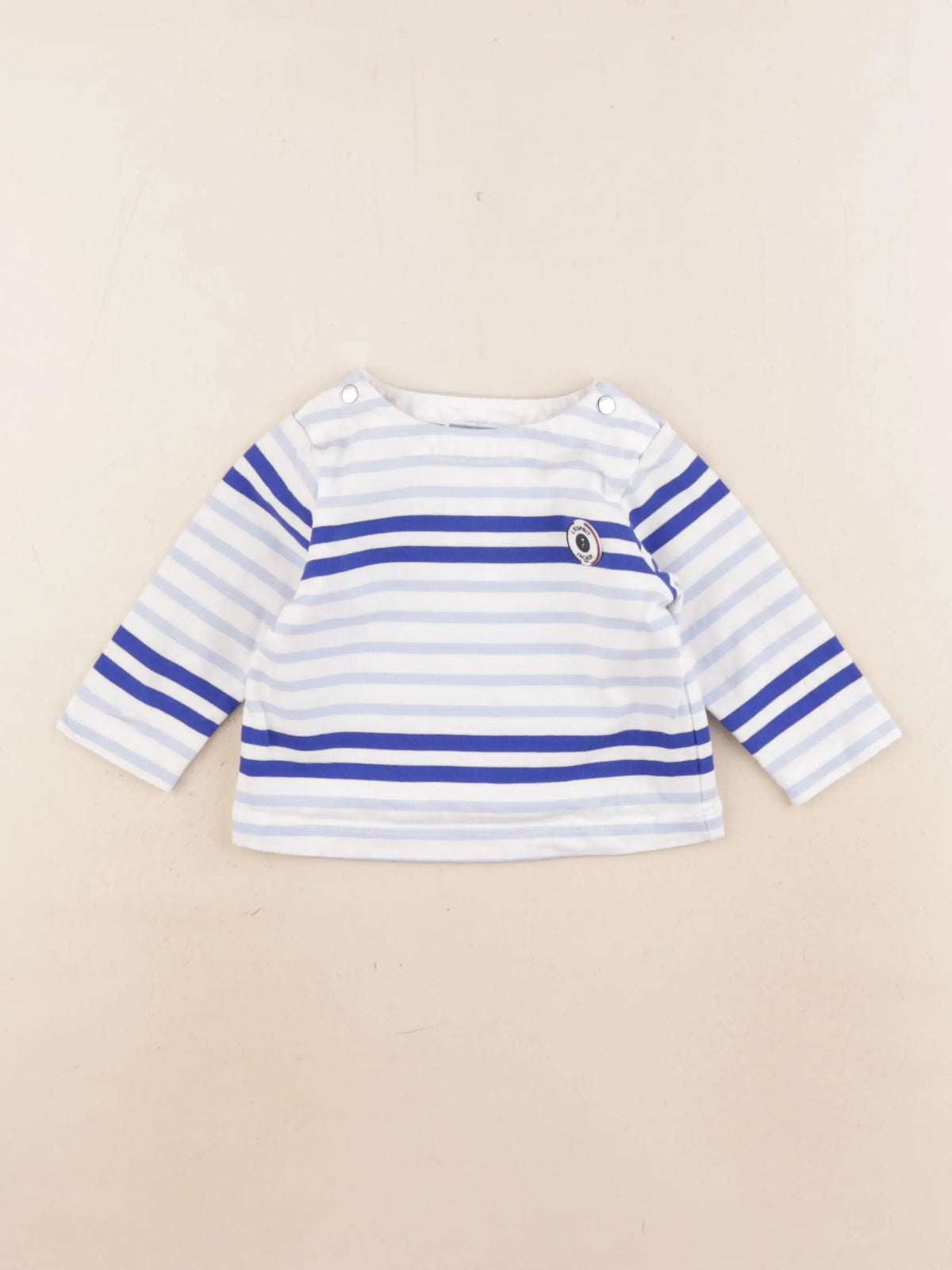 Jacadi - tee-shirt bleu - 6 mois
