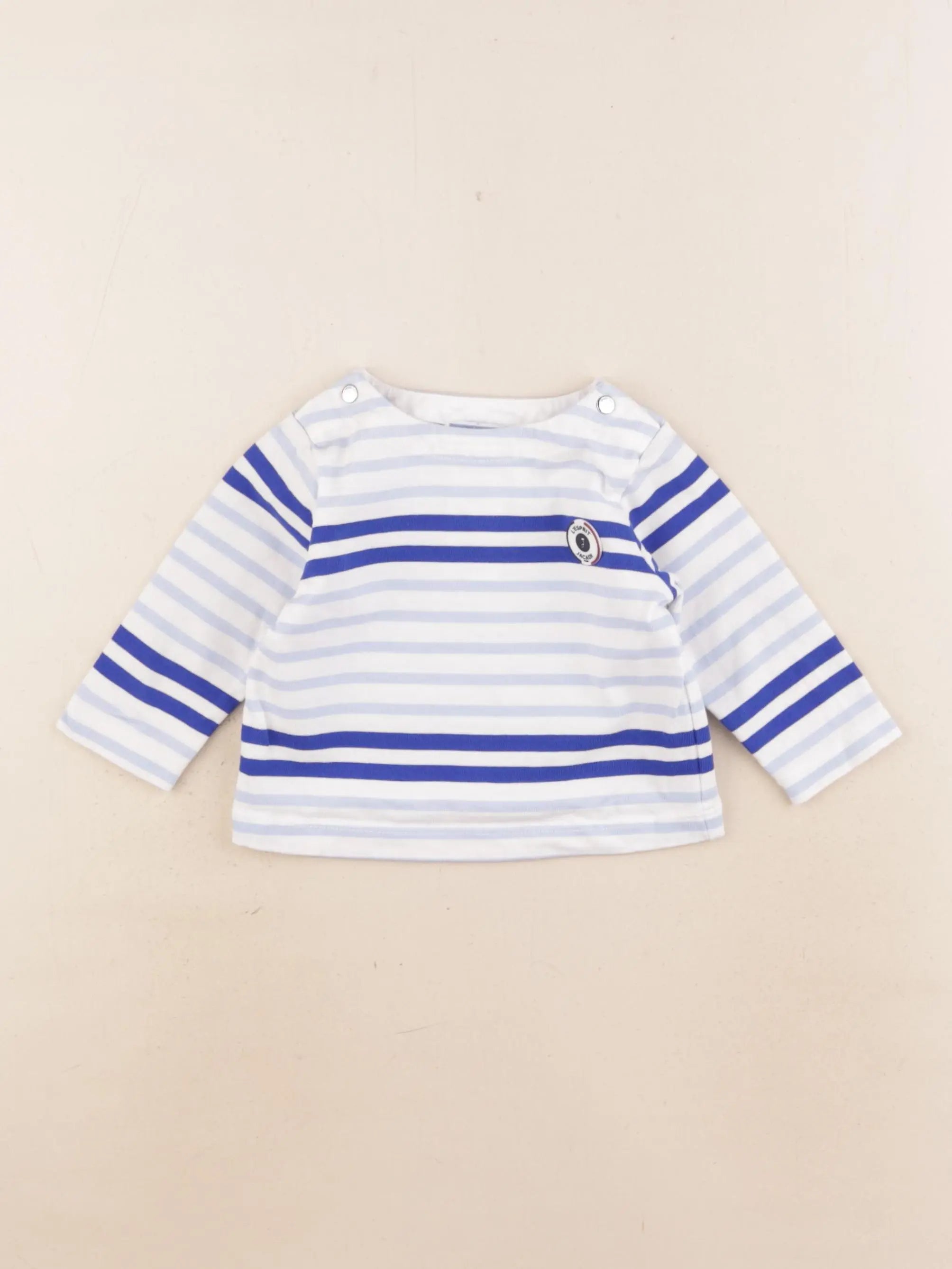 Jacadi - tee-shirt bleu - 6 mois