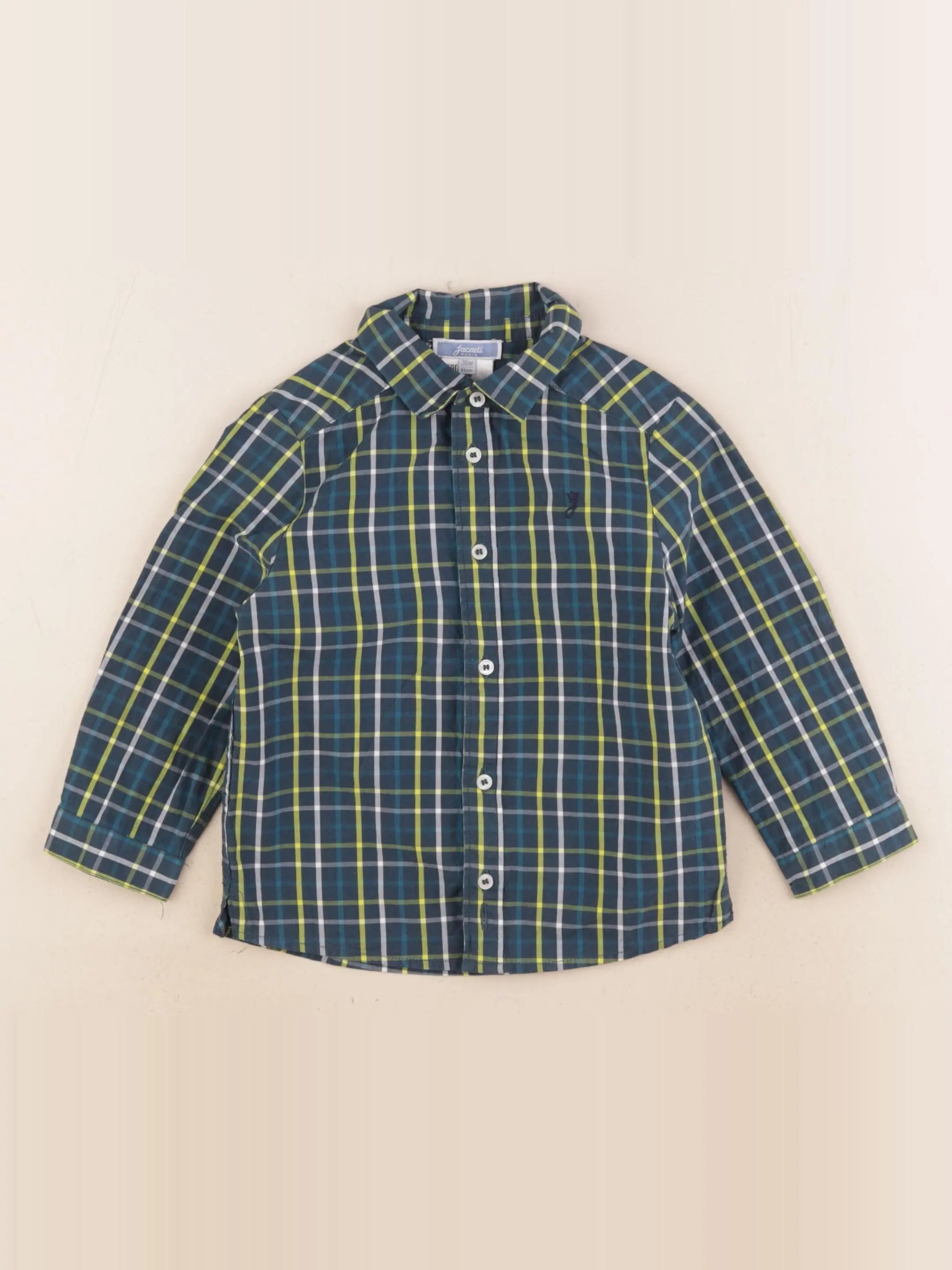 Jacadi - chemise vert - 36 mois