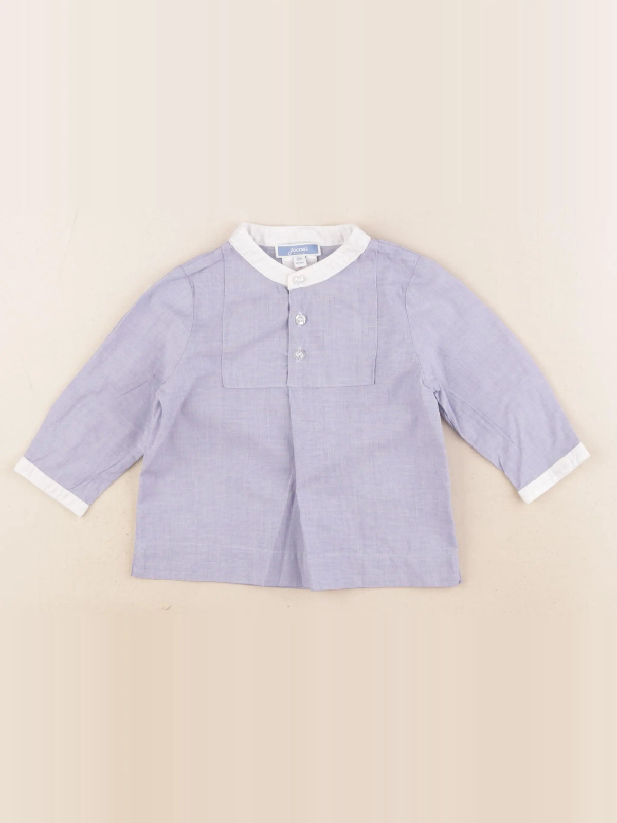 Jacadi - blouse bleu - 6 mois