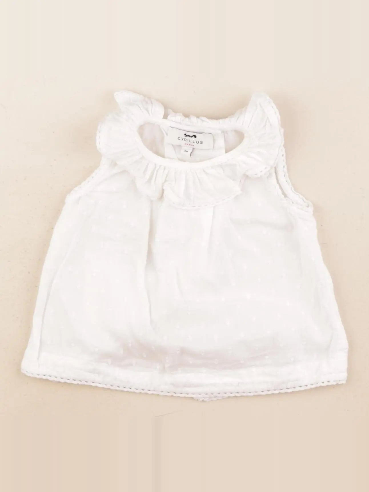 Cyrillus - blouse blanc - 3 mois