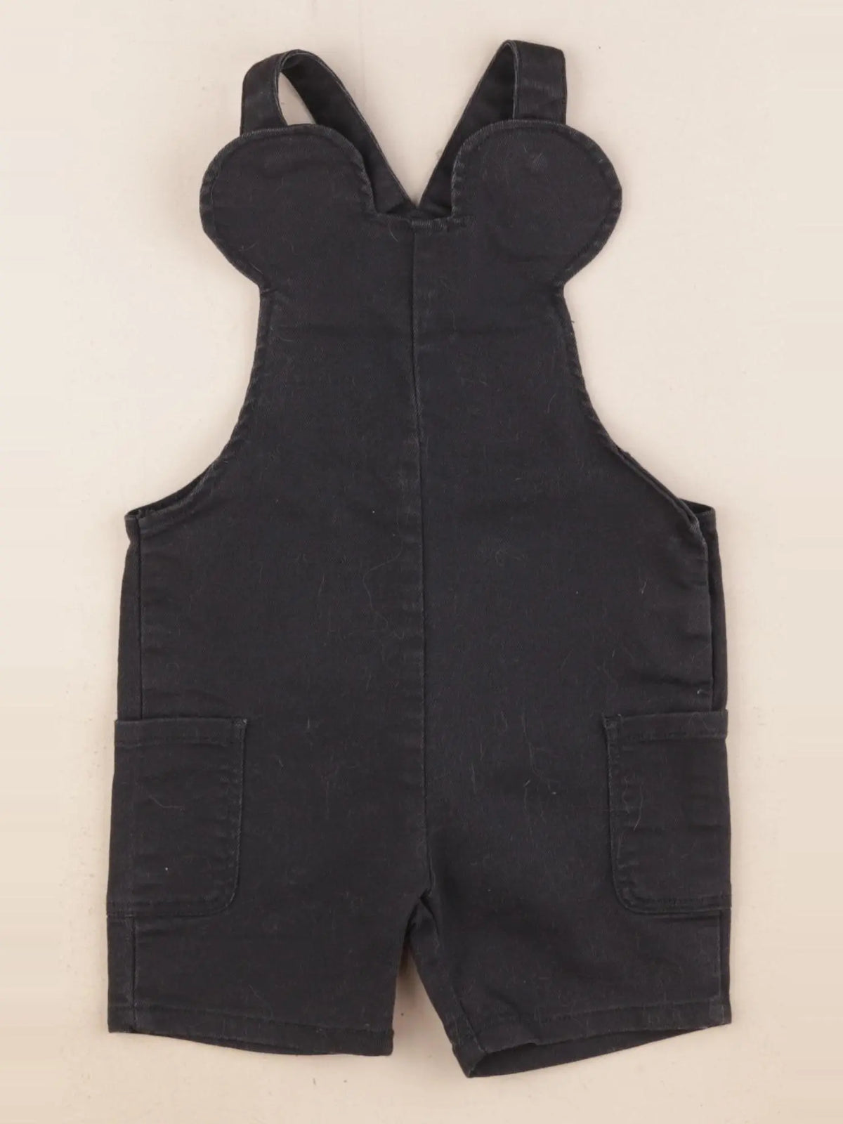 H&M - salopette noir - 4/6 mois