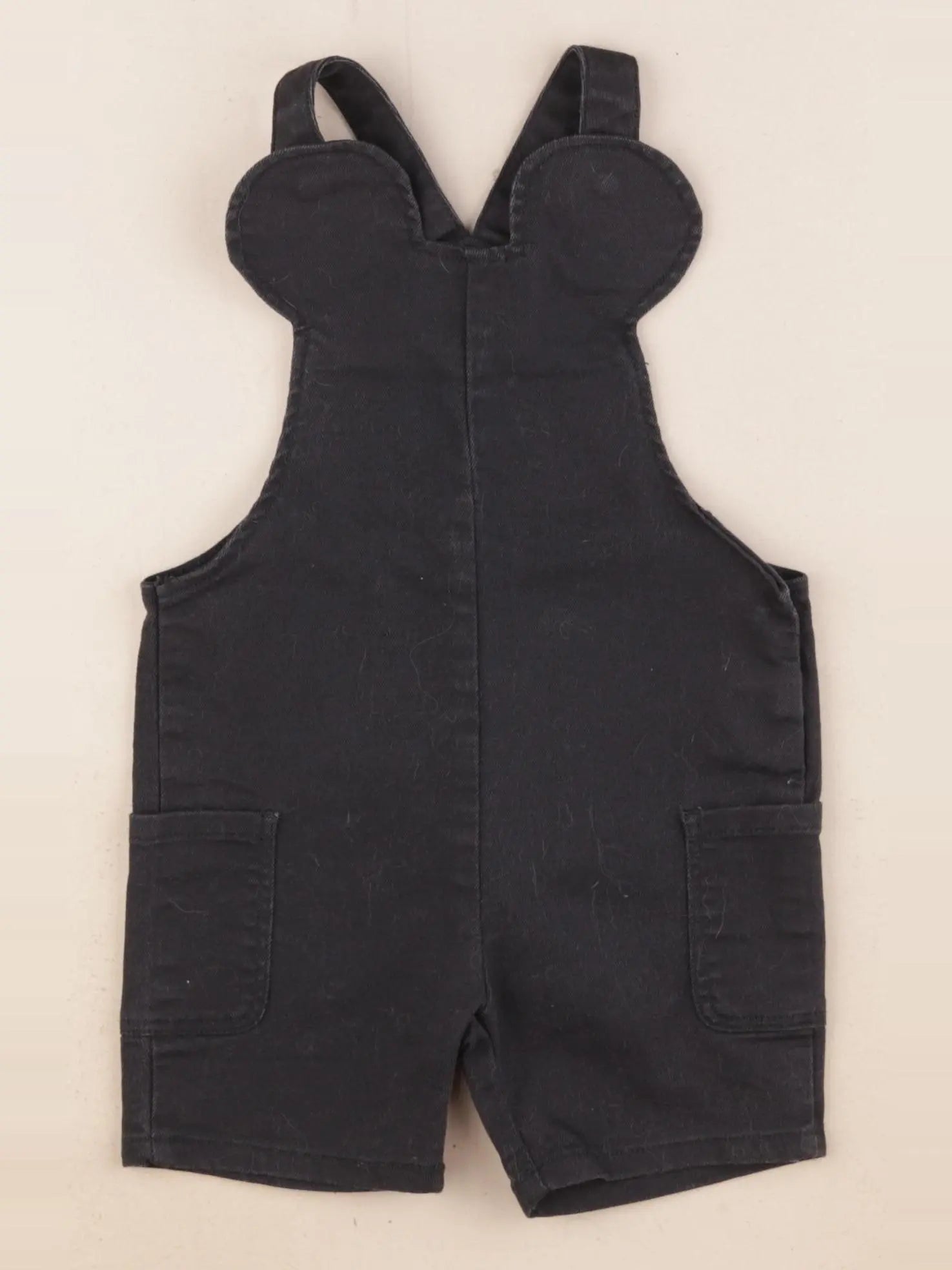 H&M - salopette noir - 4/6 mois