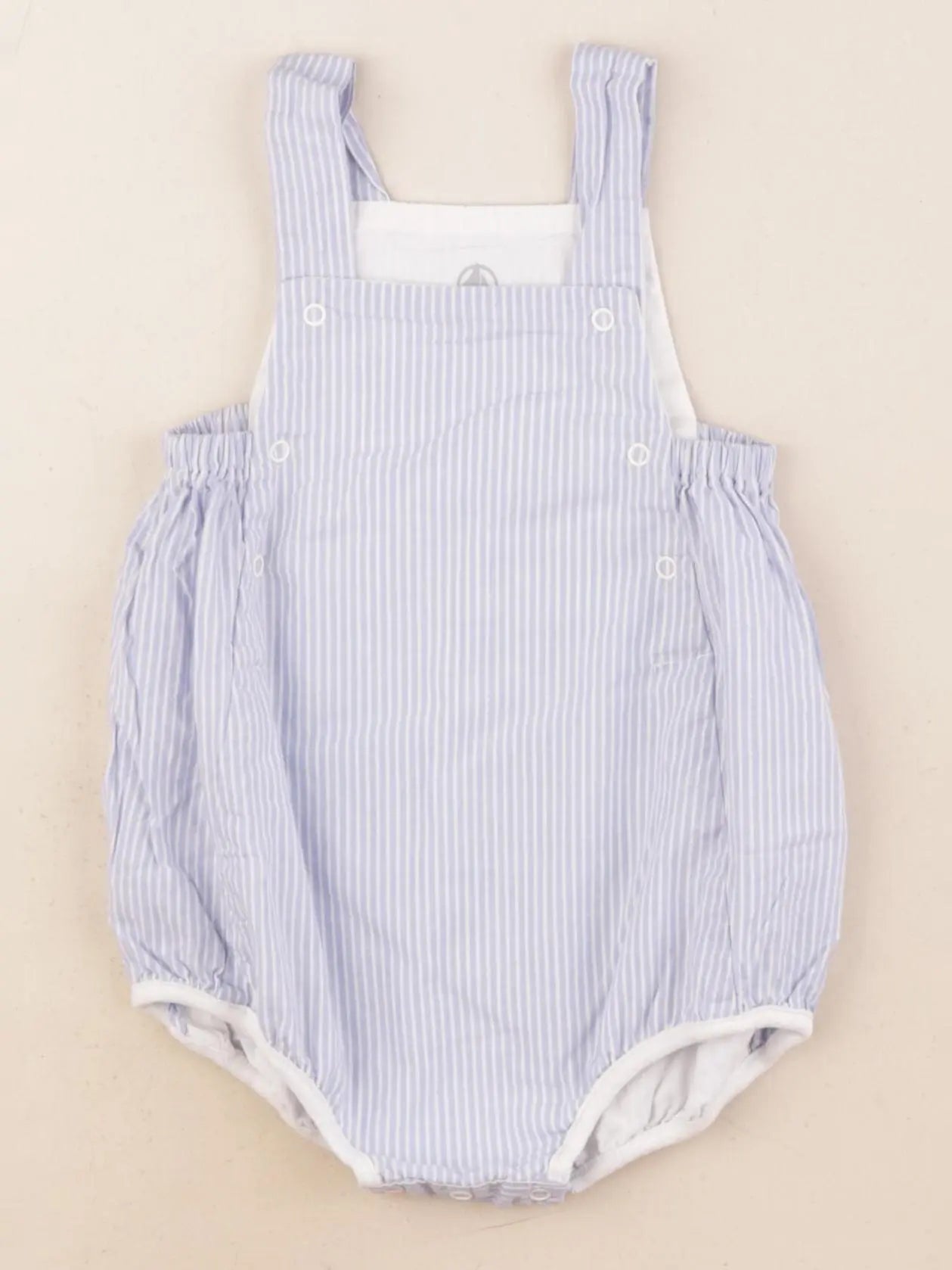 Petit Bateau - salopette bleu - 6 mois