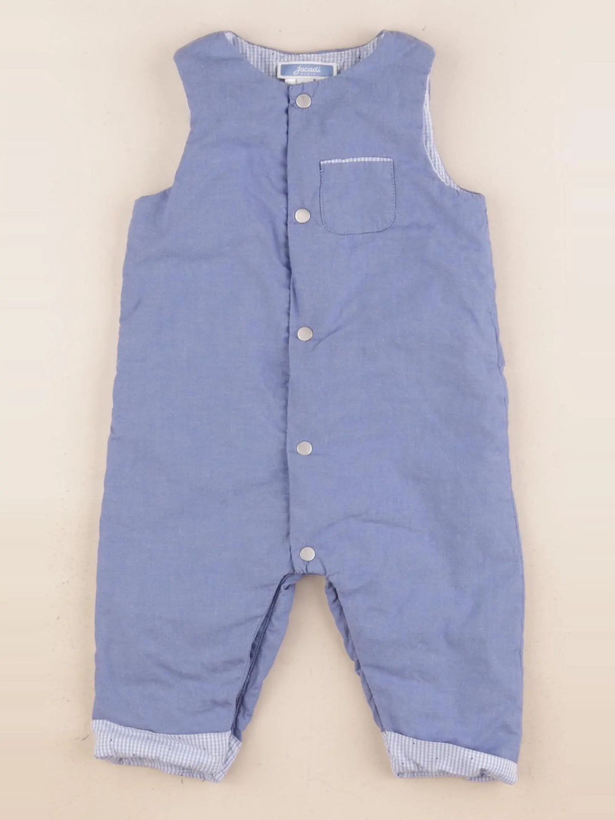 Jacadi - salopette bleu - 6 mois