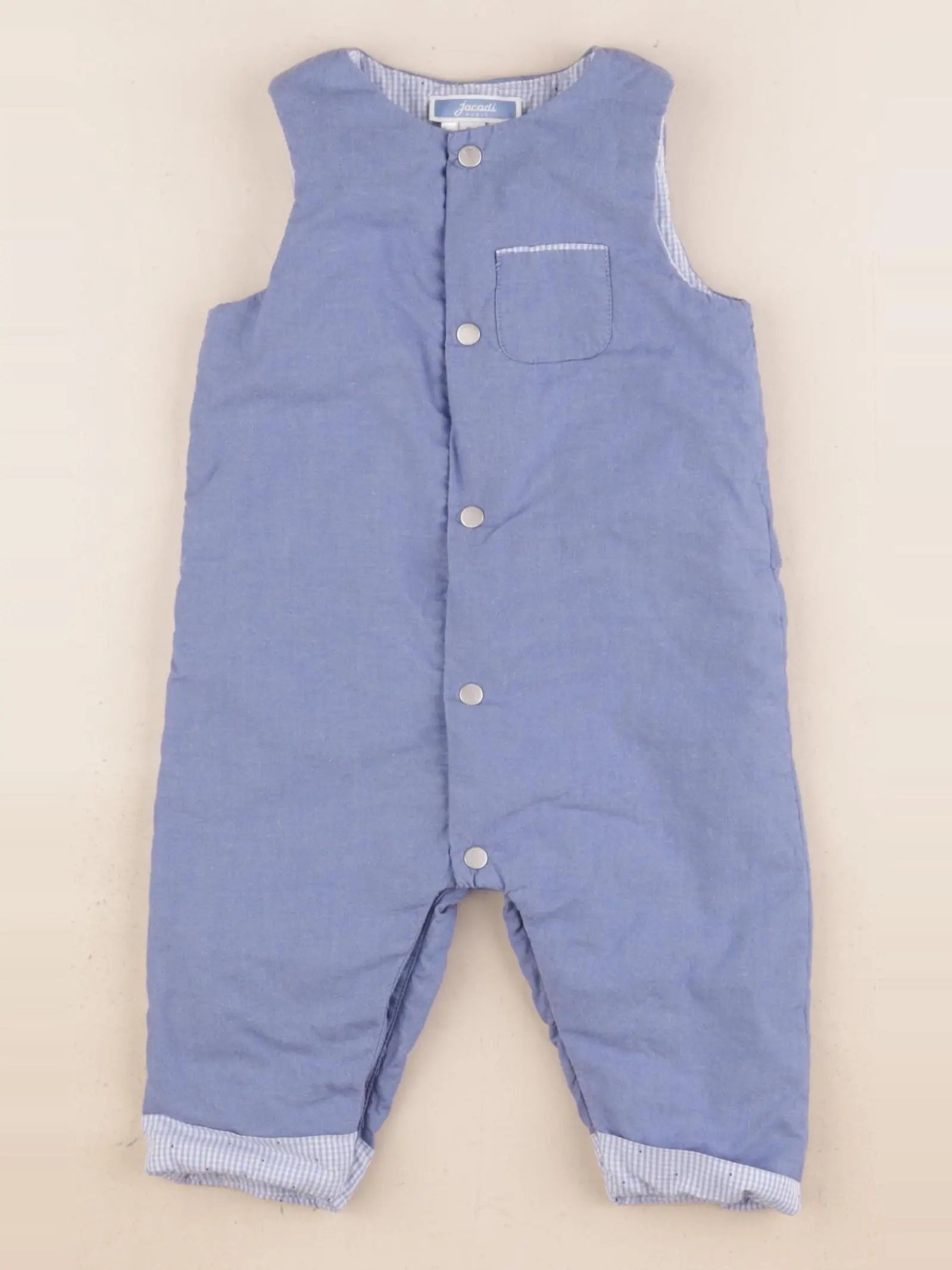 Jacadi - salopette bleu - 6 mois
