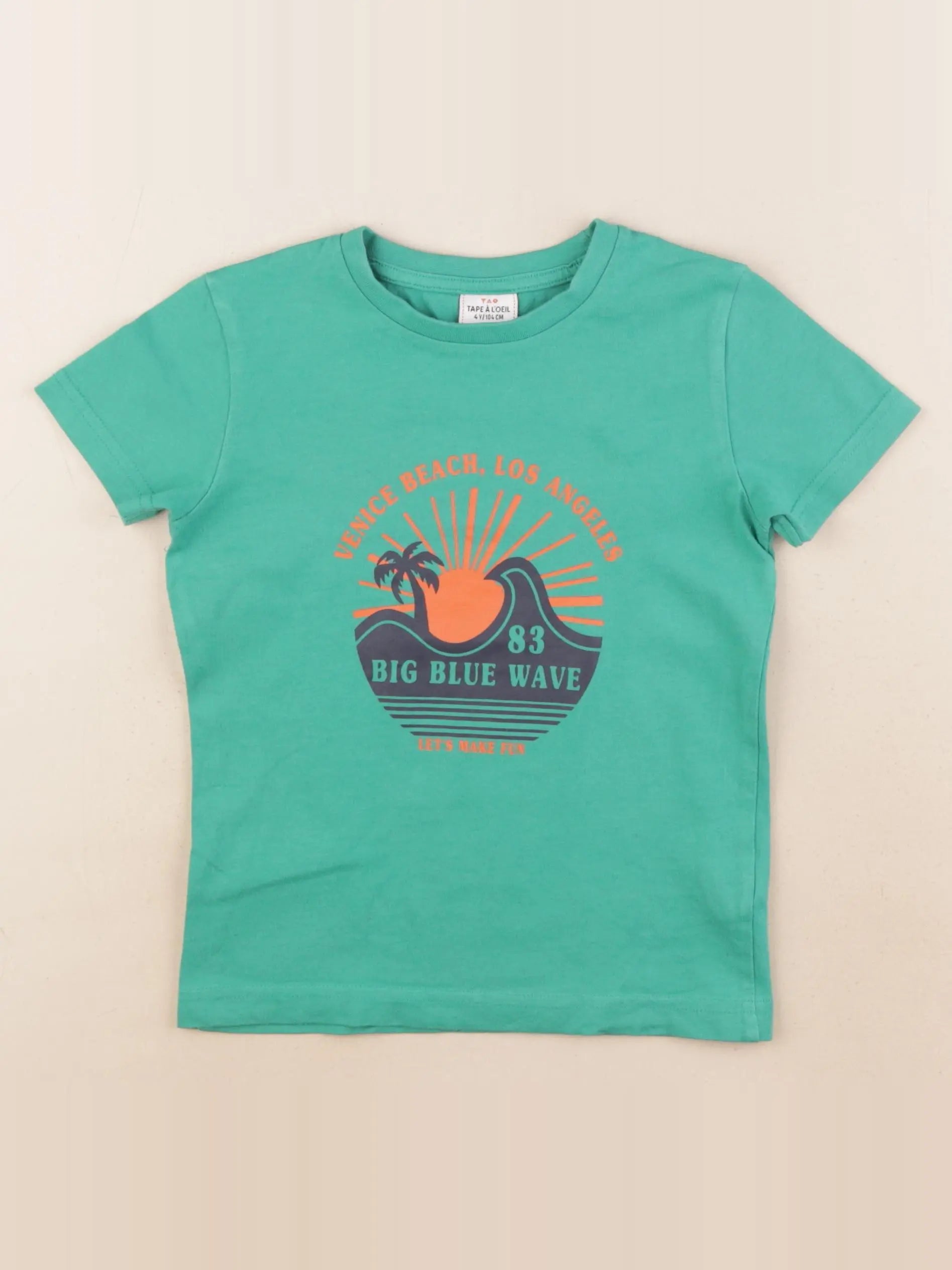 Tape à l'oeil - tee-shirt vert - 4 ans