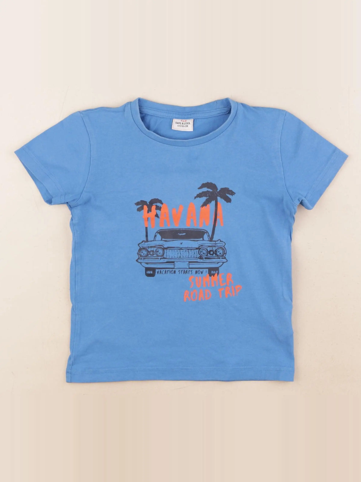 Tape à l'oeil - tee-shirt bleu - 4 ans