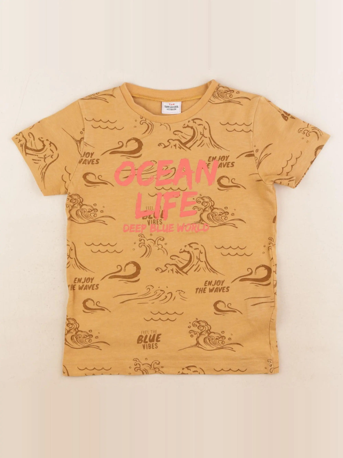 Tape à l'oeil - tee-shirt jaune - 4 ans