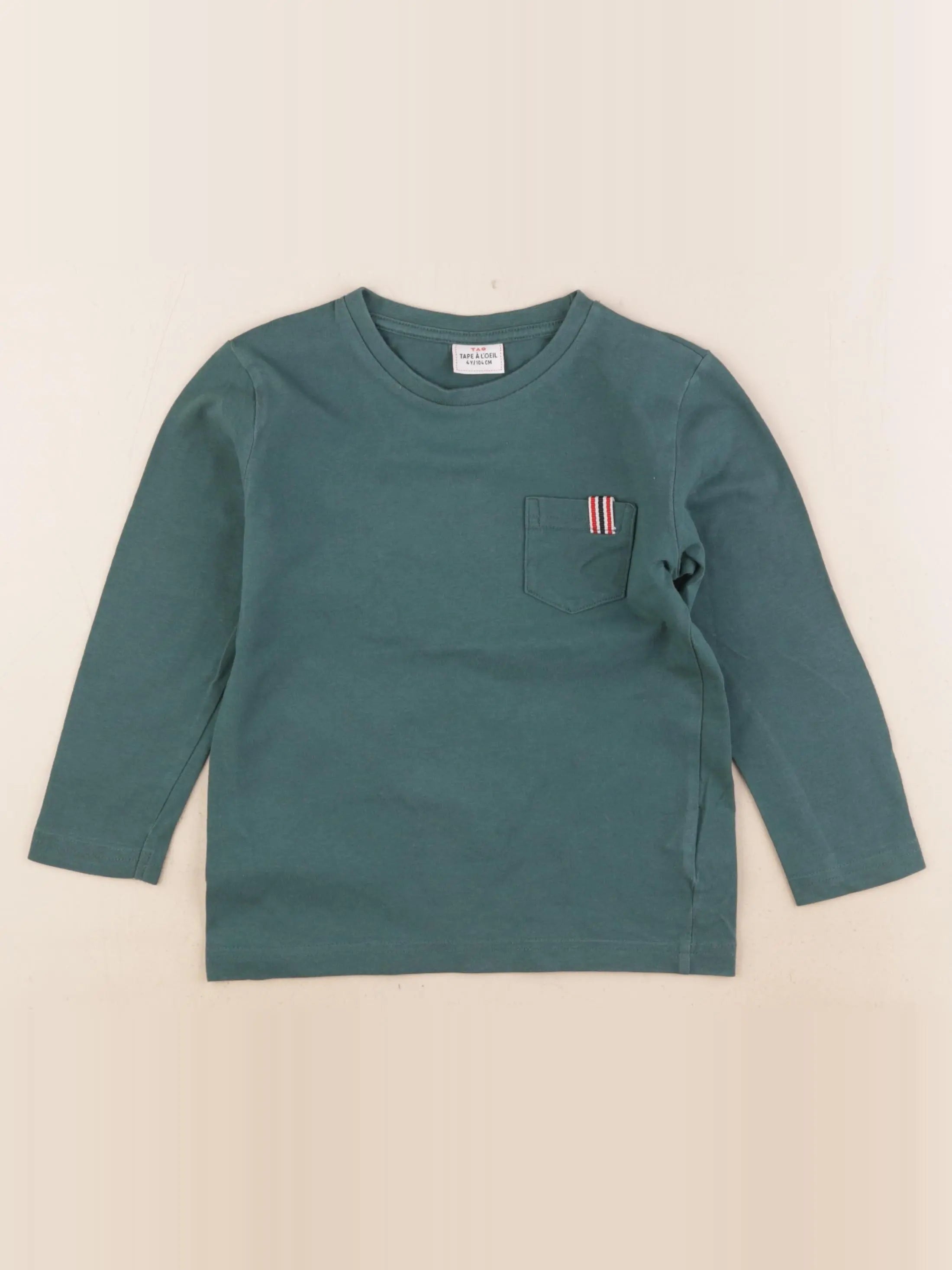 Tape à l'oeil - tee-shirt vert - 4 ans