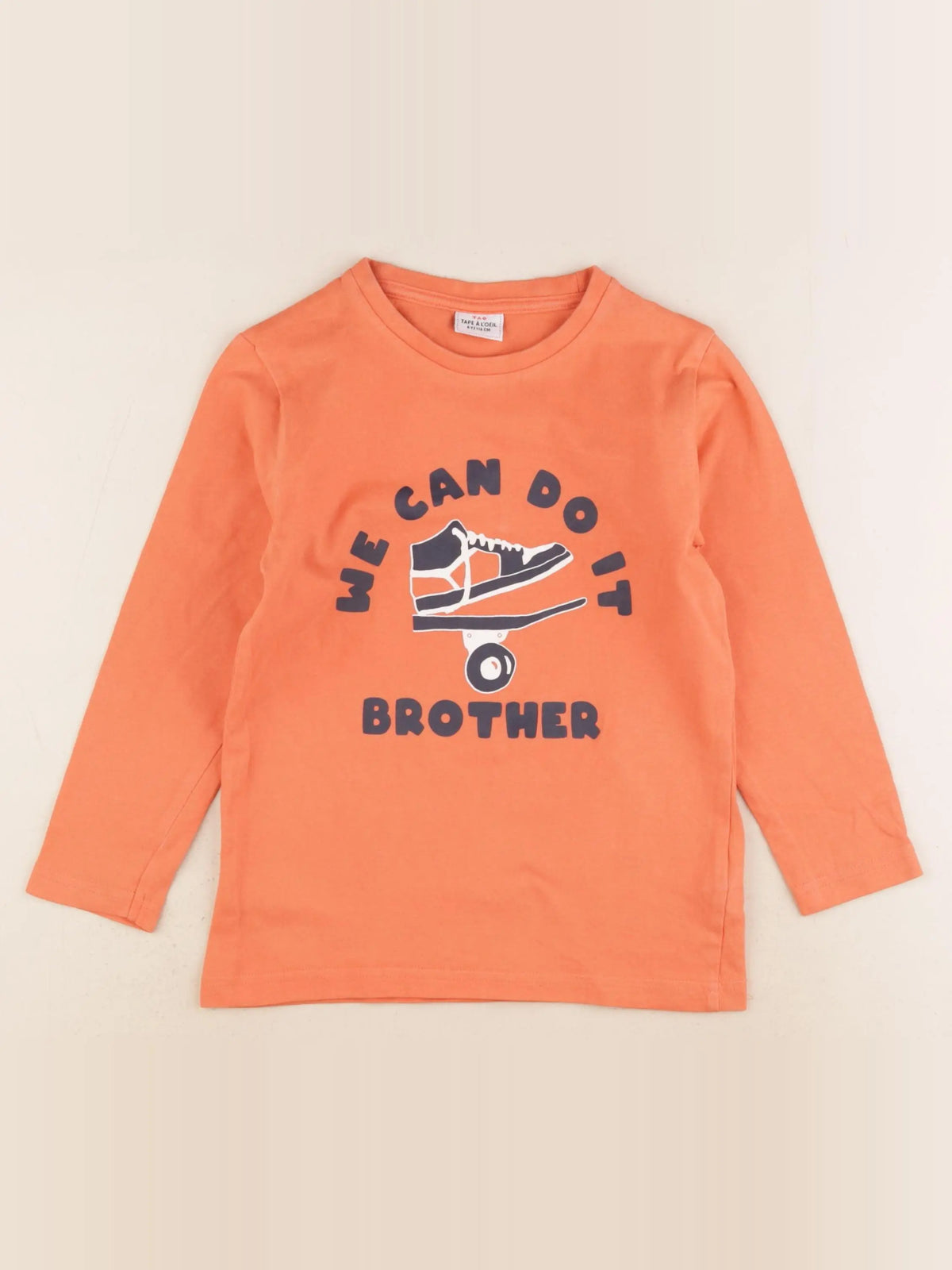 Tape à l'oeil - tee-shirt orange - 6 ans