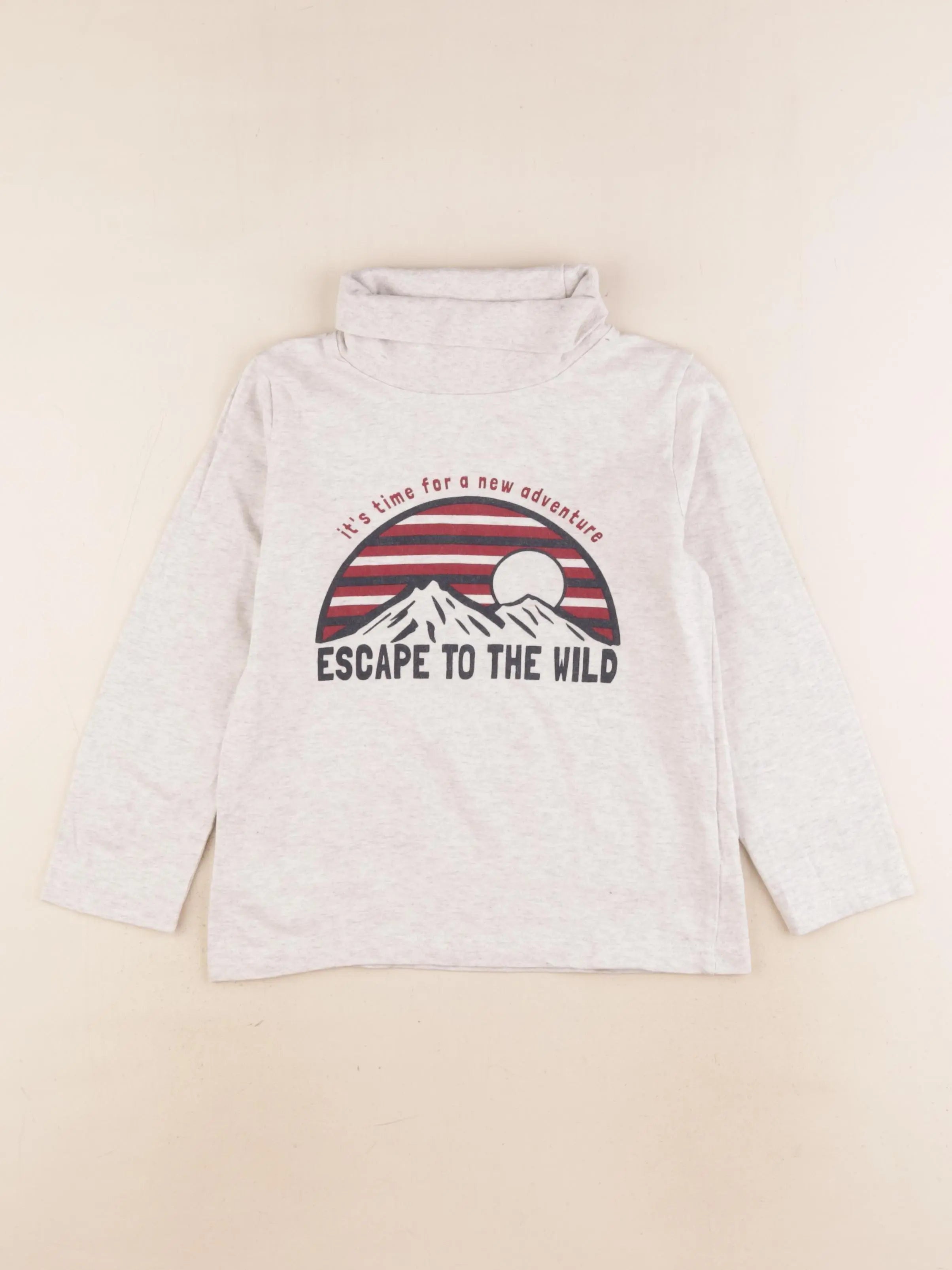 Tape à l'oeil - sous-pull gris - 6 ans