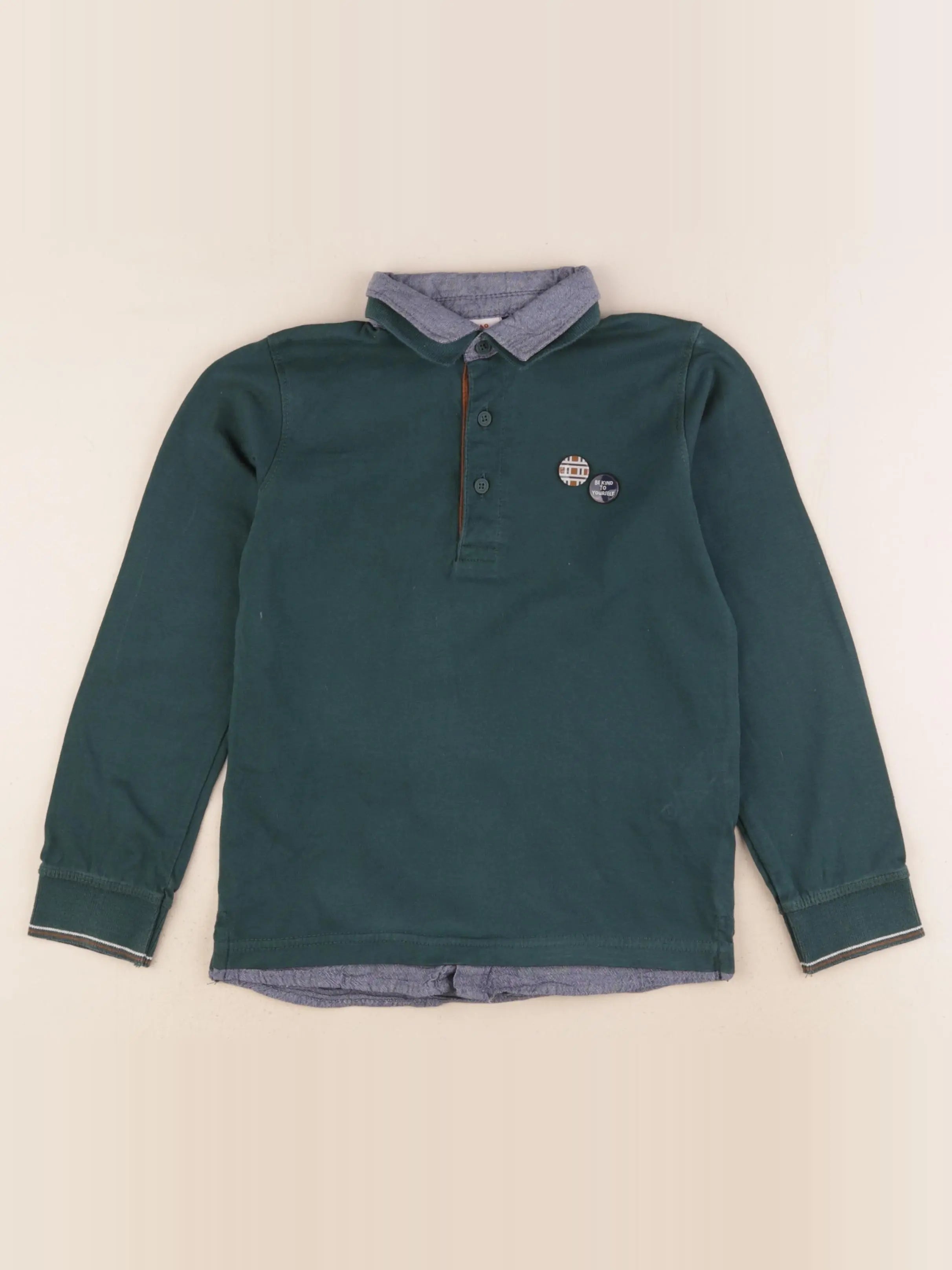 Tape à l'oeil - polo vert - 6 ans