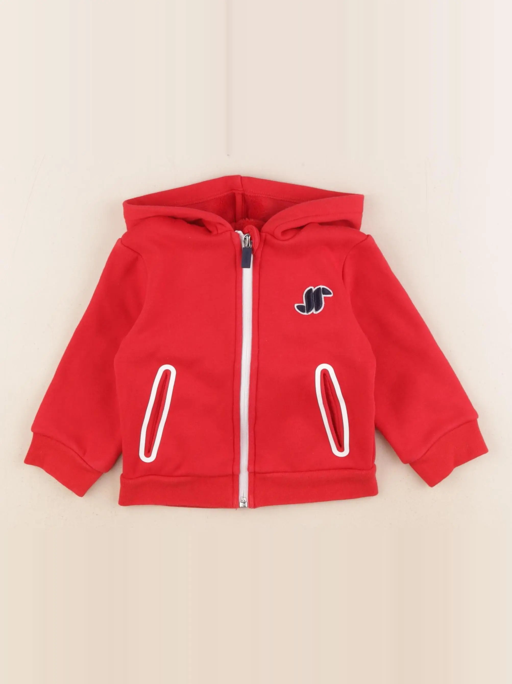 Jacadi - sweat rouge - 18 mois