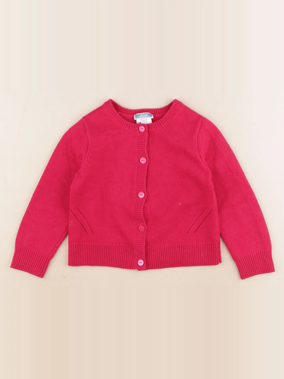 Jacadi - gilet rose - 4 ans