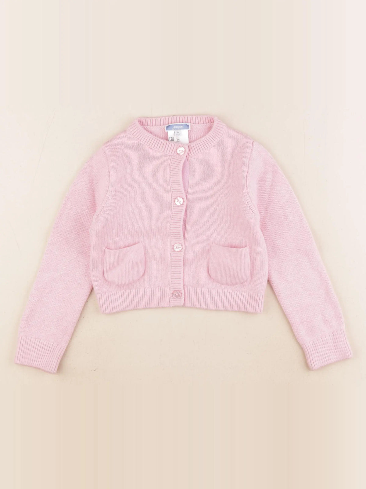 Jacadi - gilet rose - 3 ans