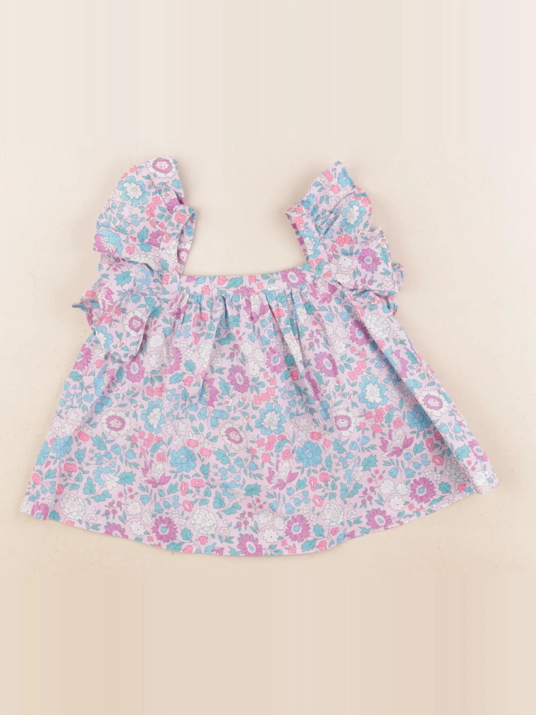 Jacadi - blouse liberty violet - 18 mois