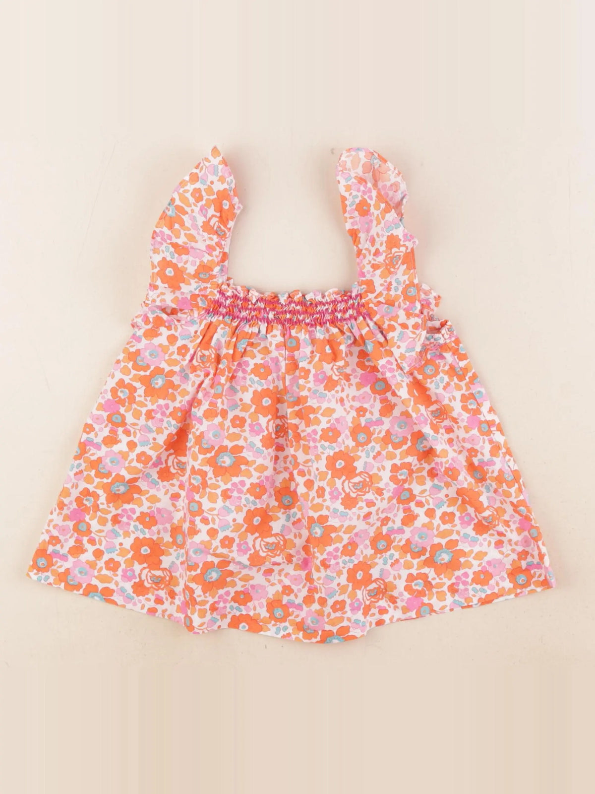 Jacadi - blouse liberty orange - 4 ans