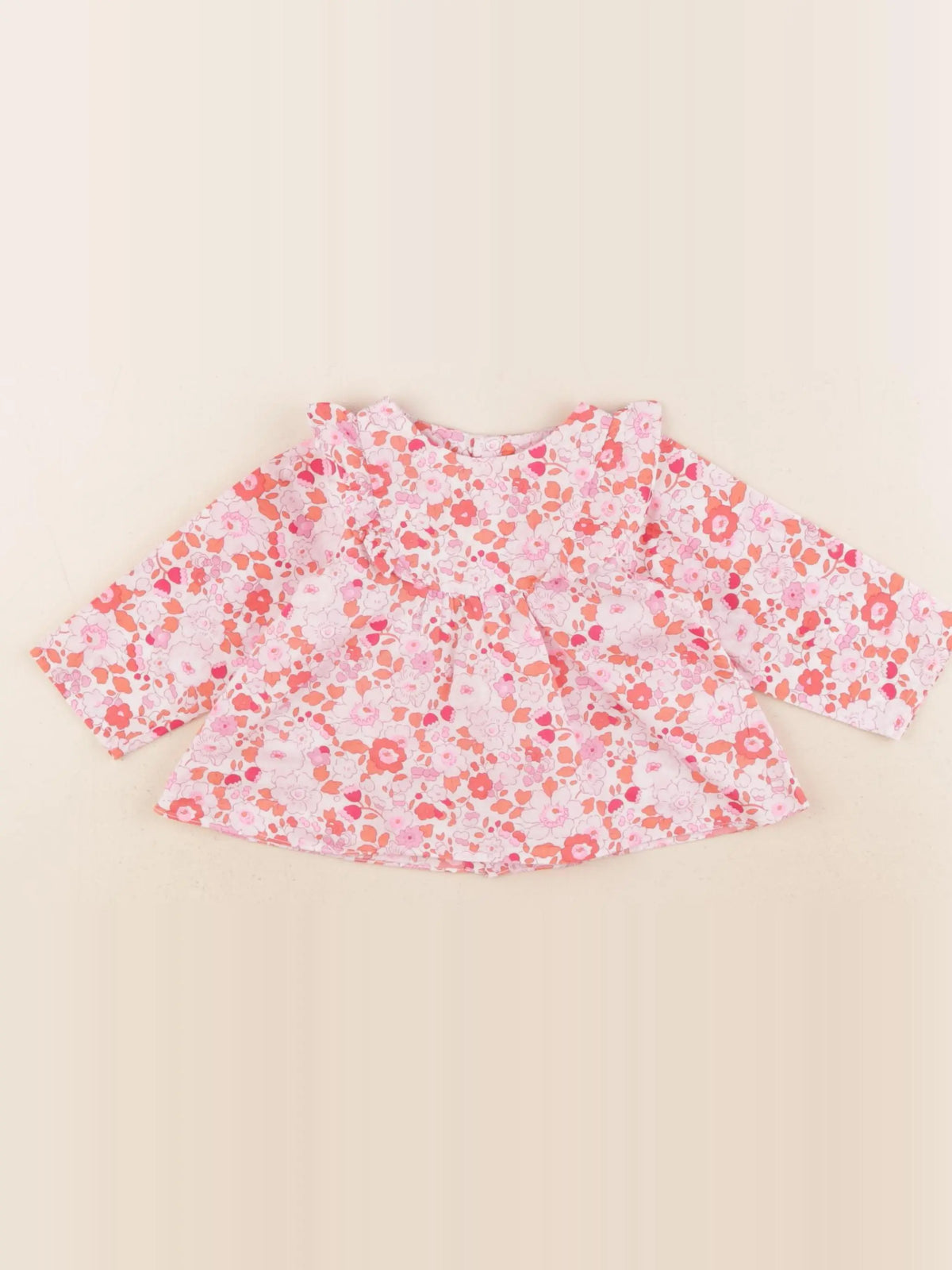 Jacadi - blouse liberty rose - 6 mois