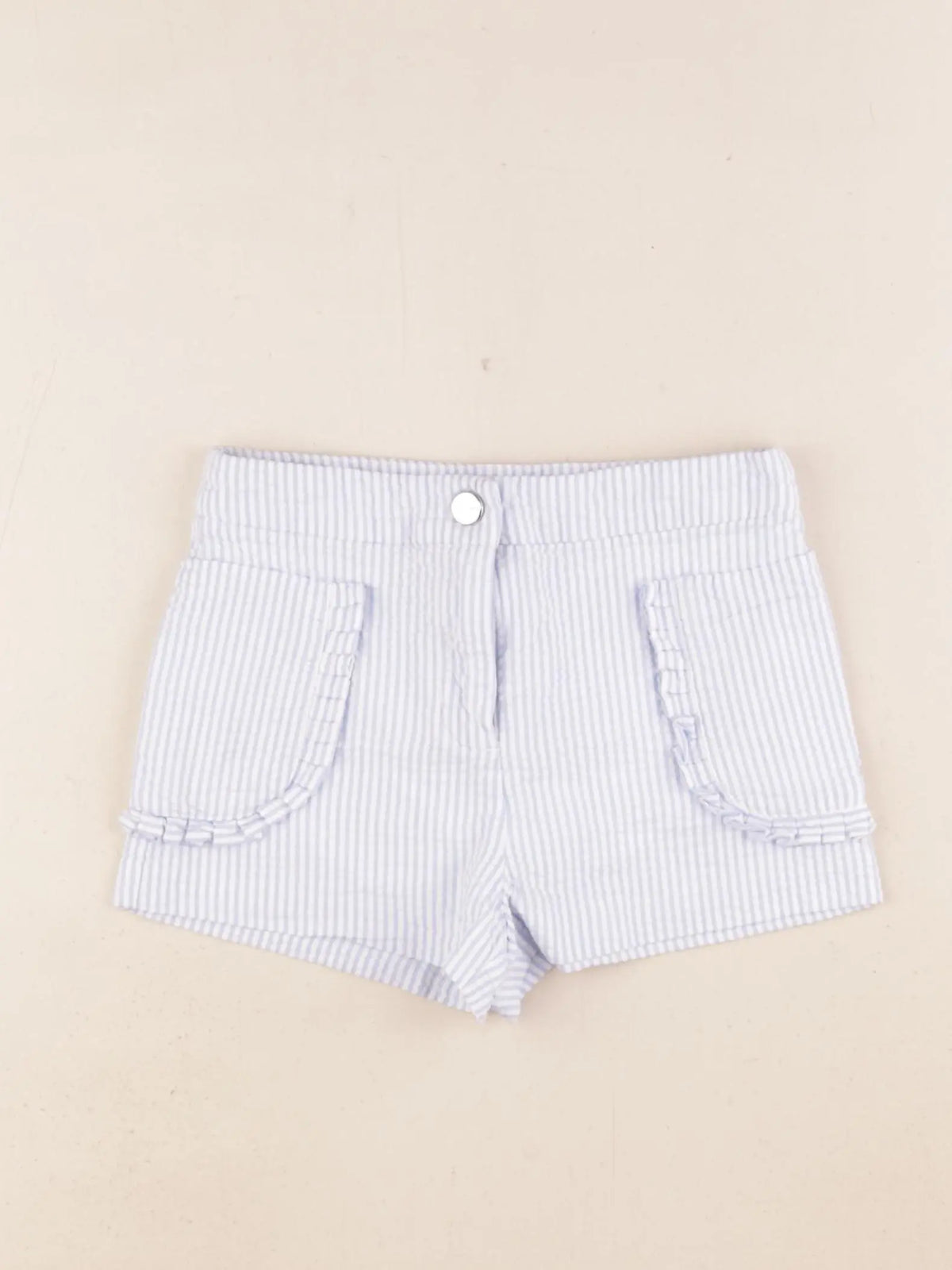 Jacadi - short blanc, bleu - 4 ans