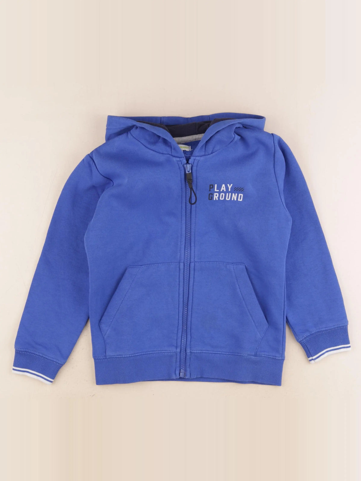 Vertbaudet - sweat bleu - 8 ans
